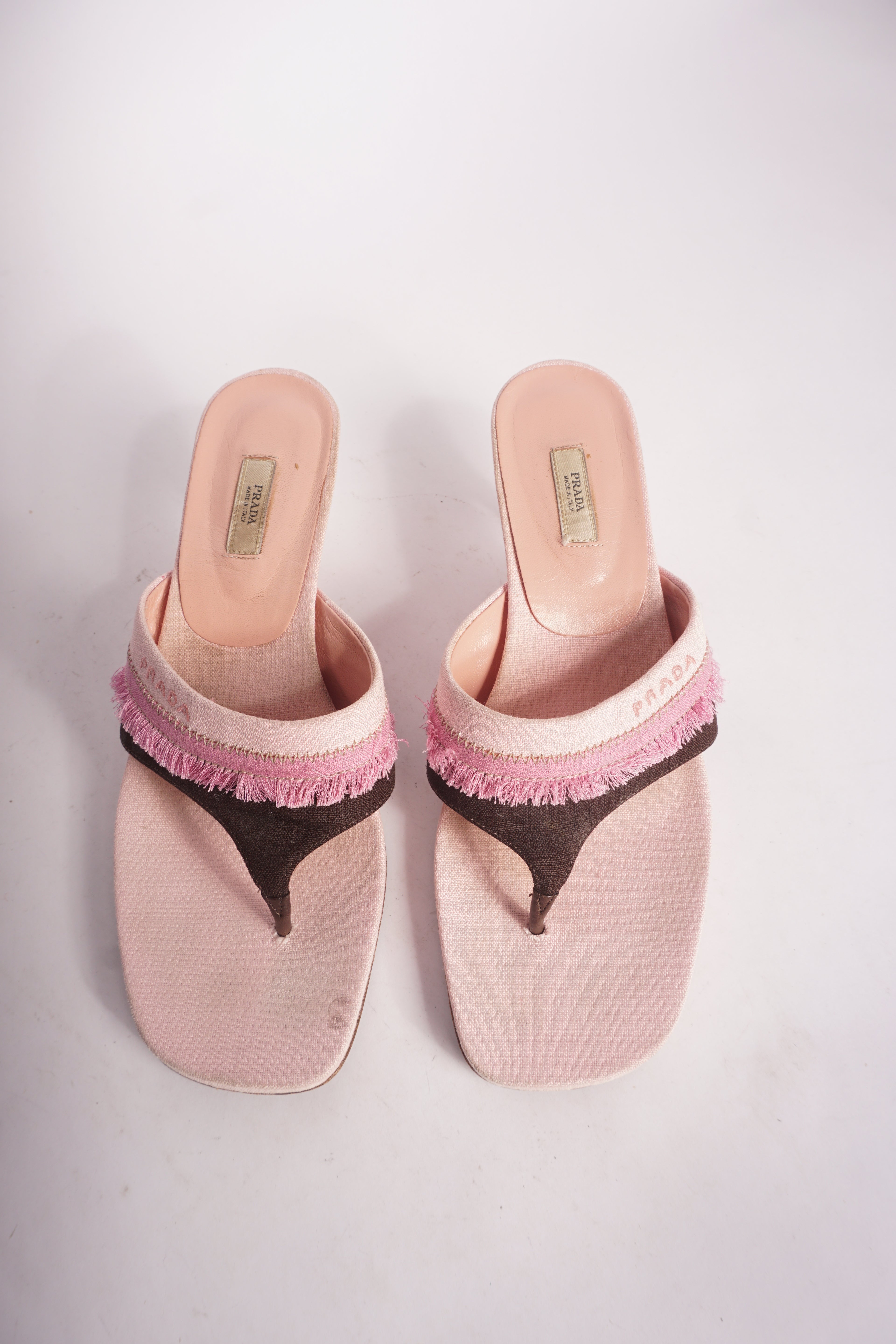 Prada Pink Sandals