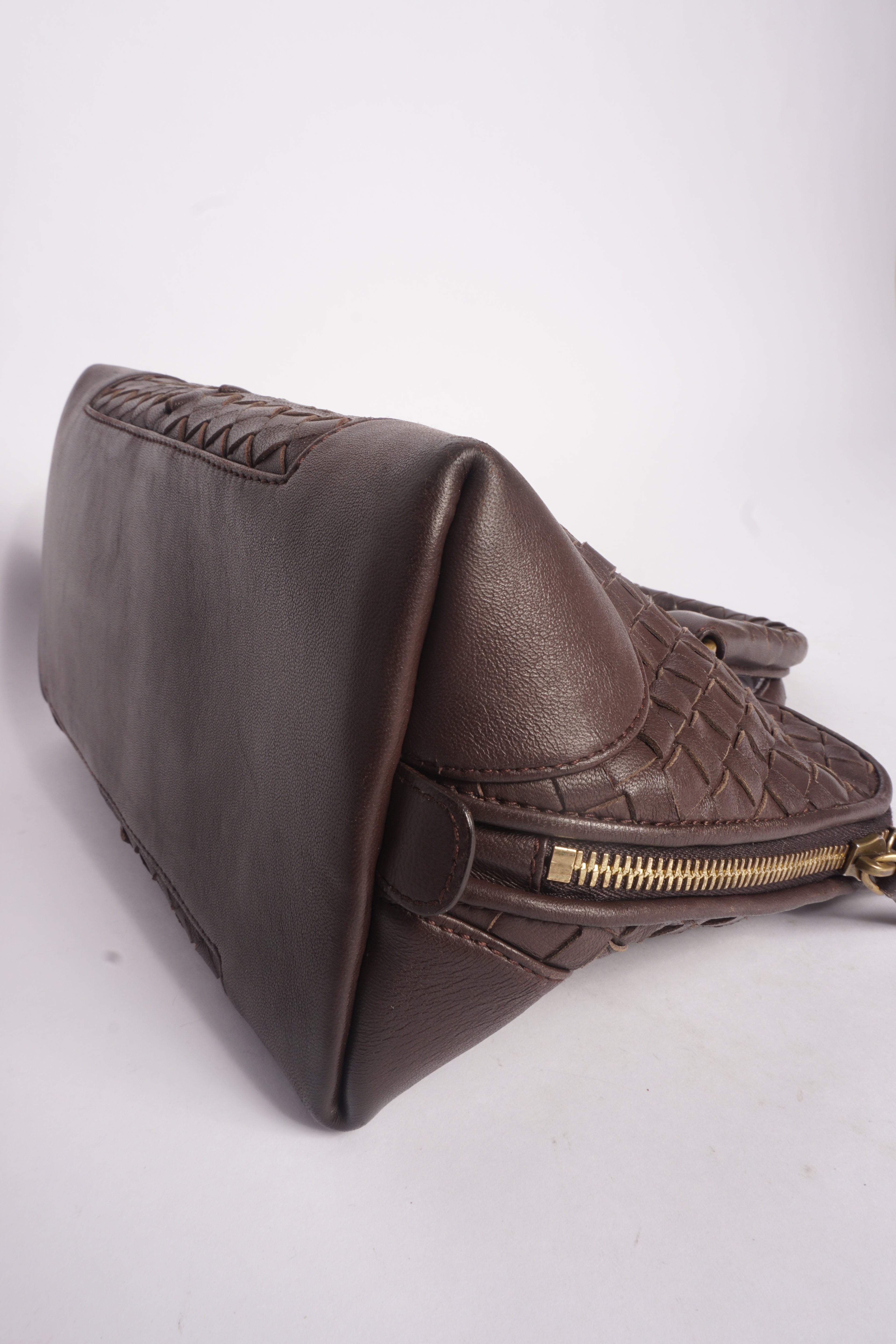 Bottega Veneta Brown Top Handle Bag