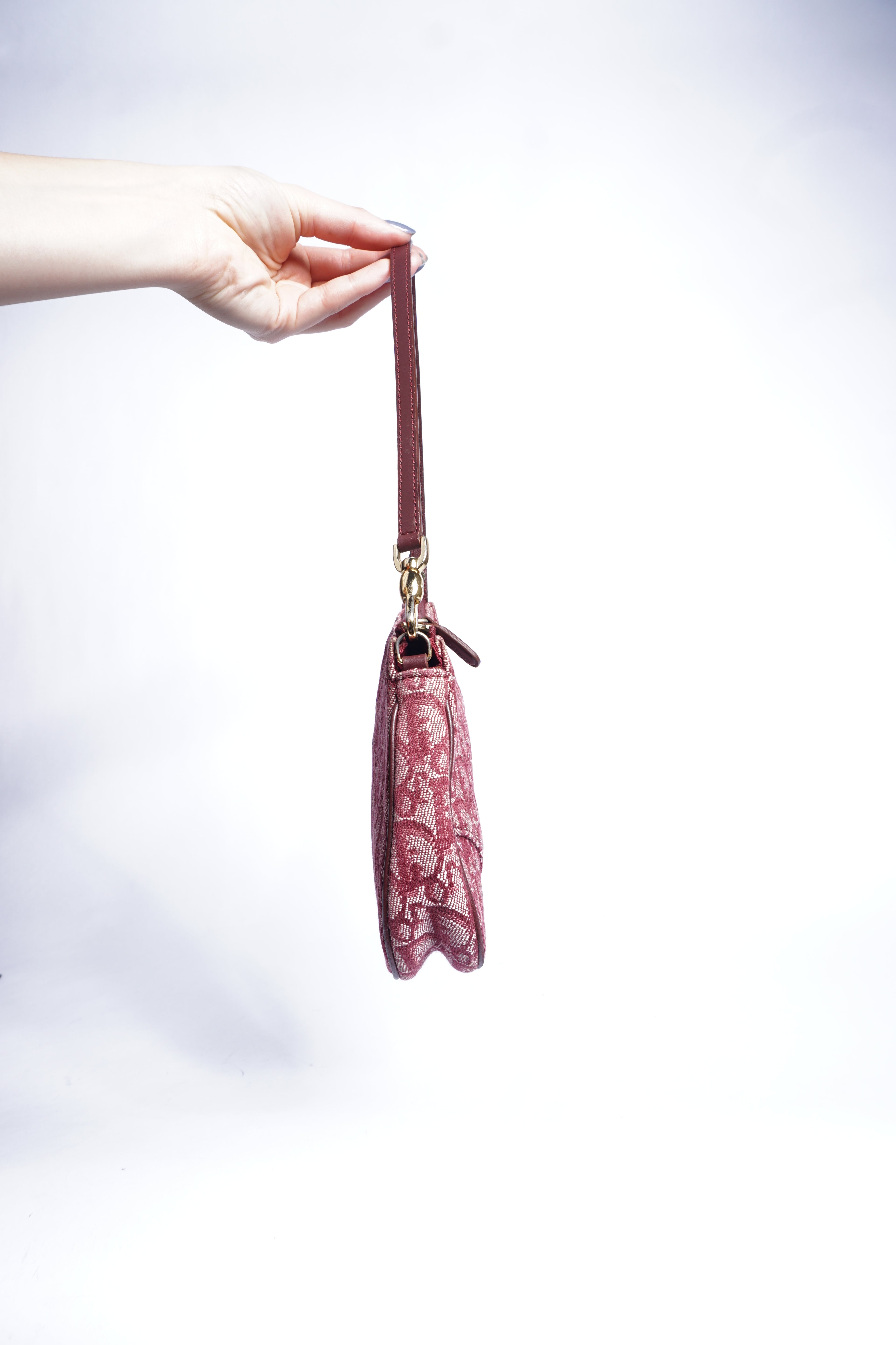 Dior Red Trotter Saddle Bag