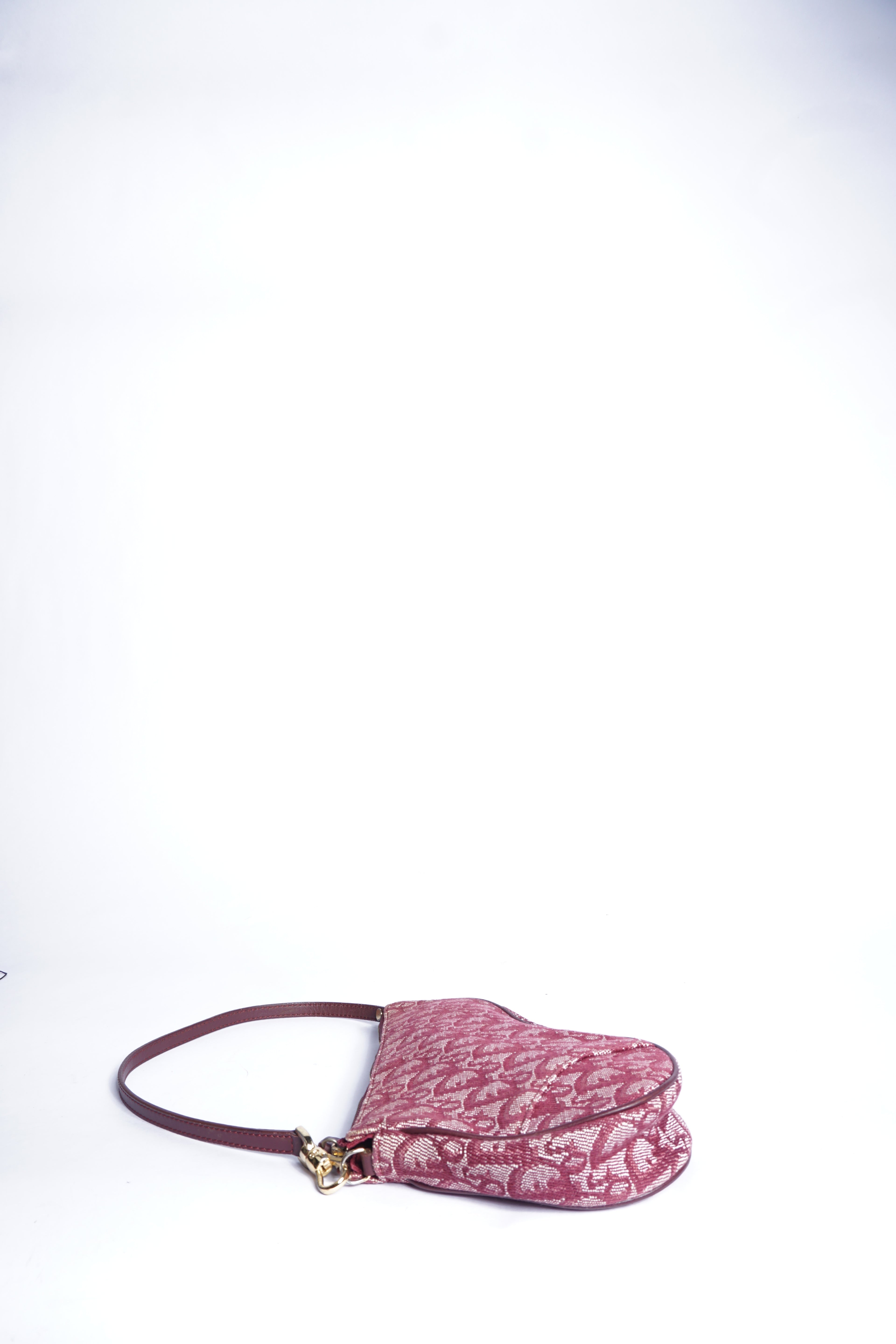 Dior Red Trotter Saddle Bag