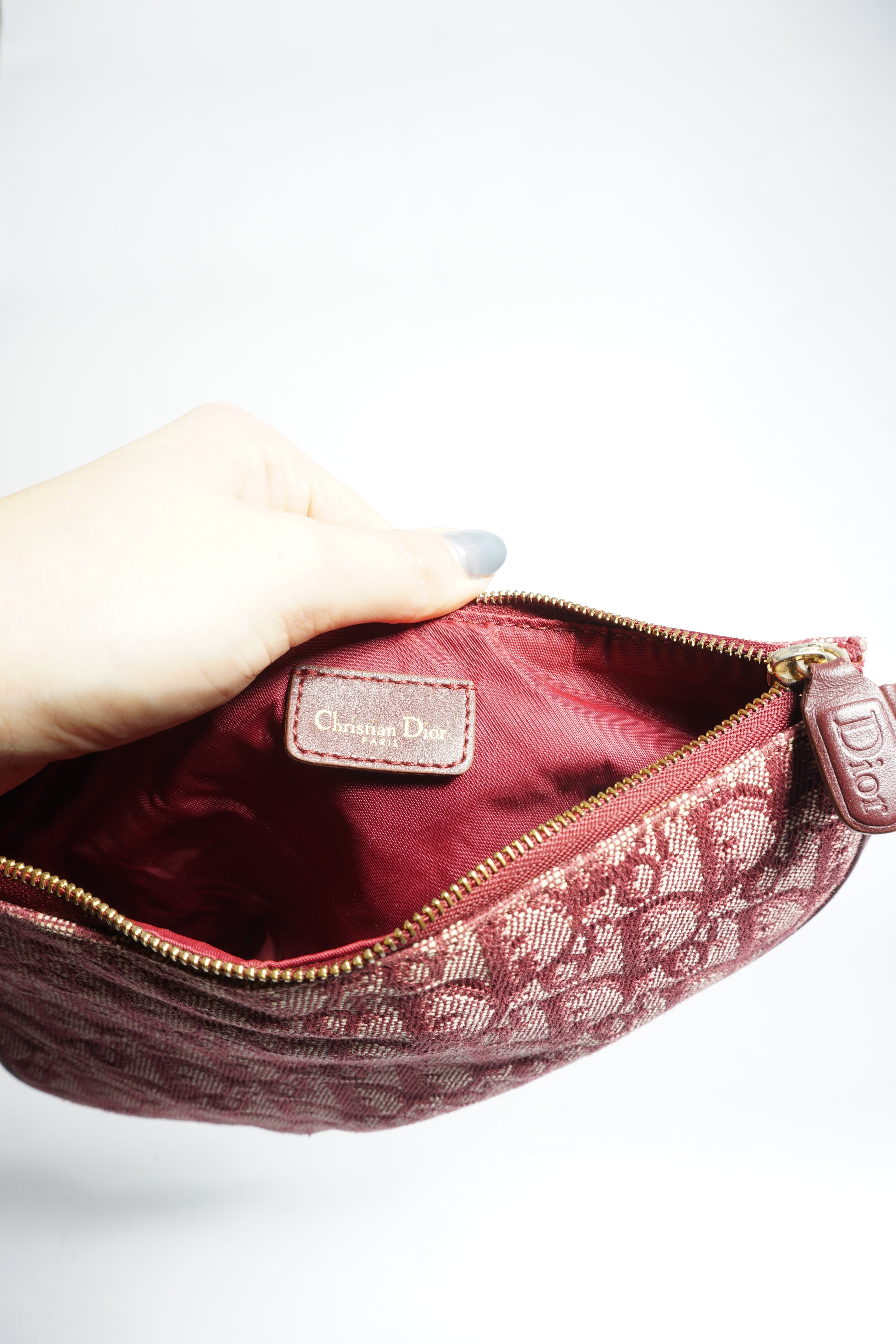 Dior Red Trotter Saddle Bag