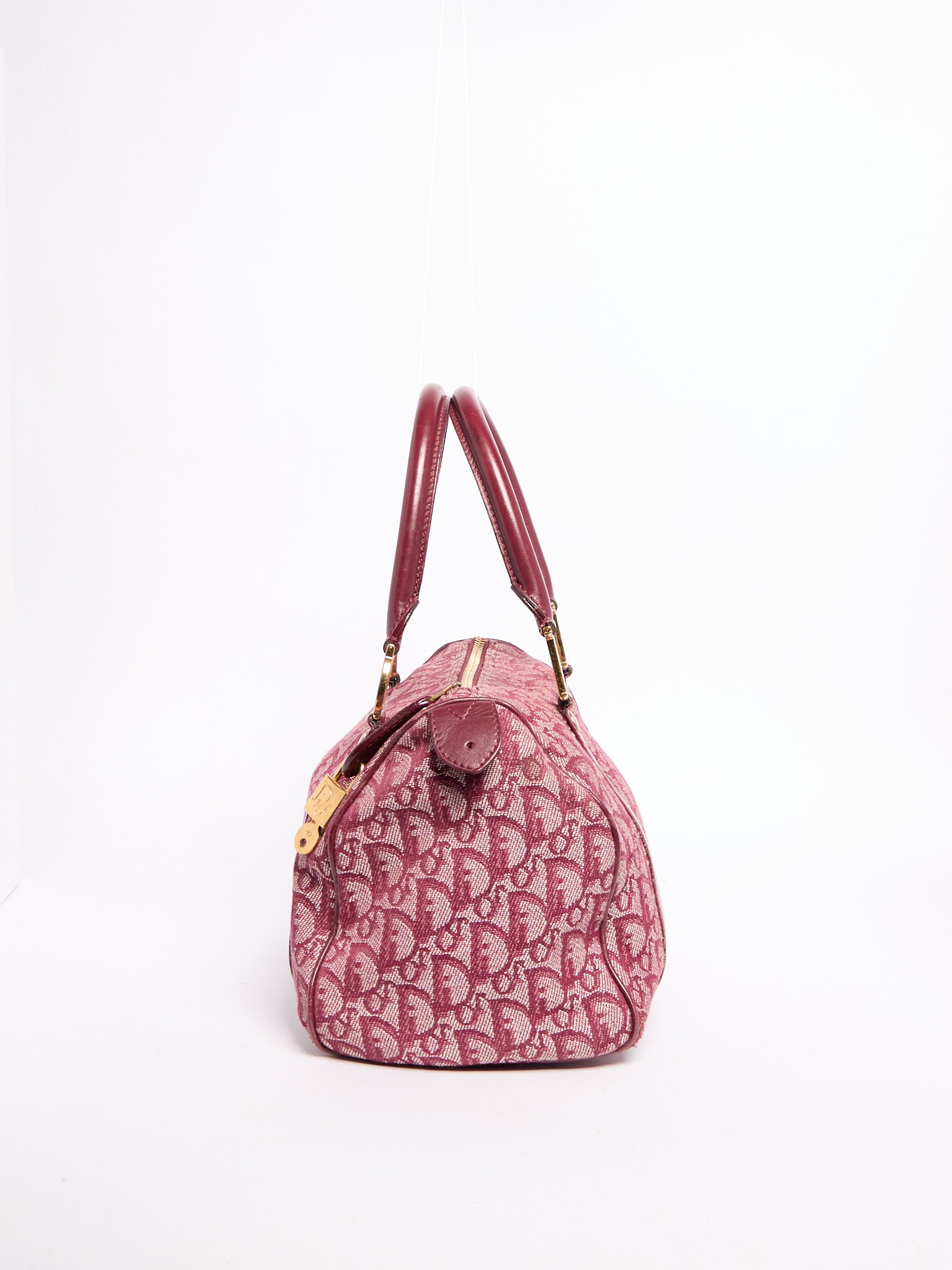 Christian Dior Red Trotter Boston Bag