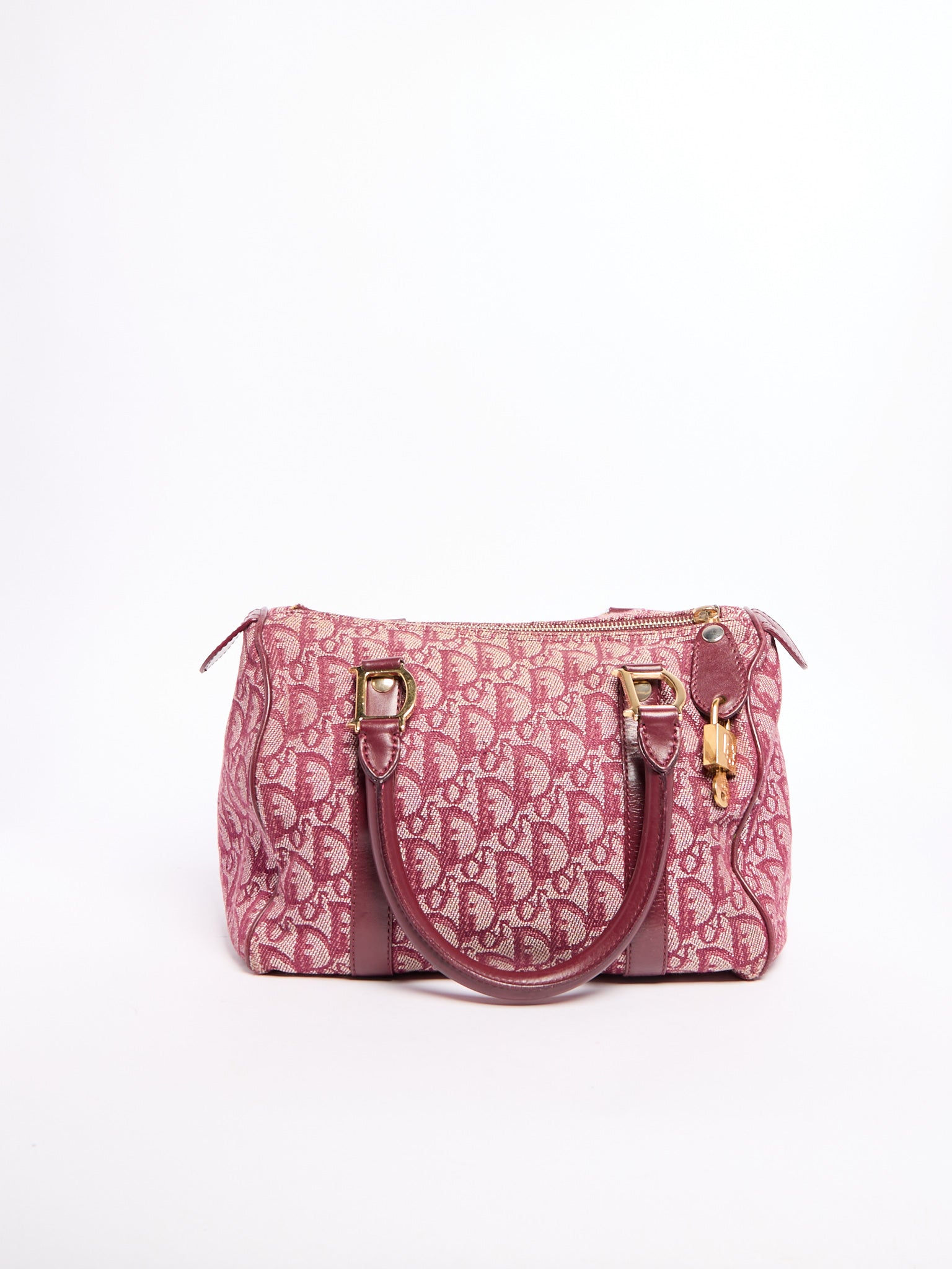 Christian Dior Red Trotter Boston Bag