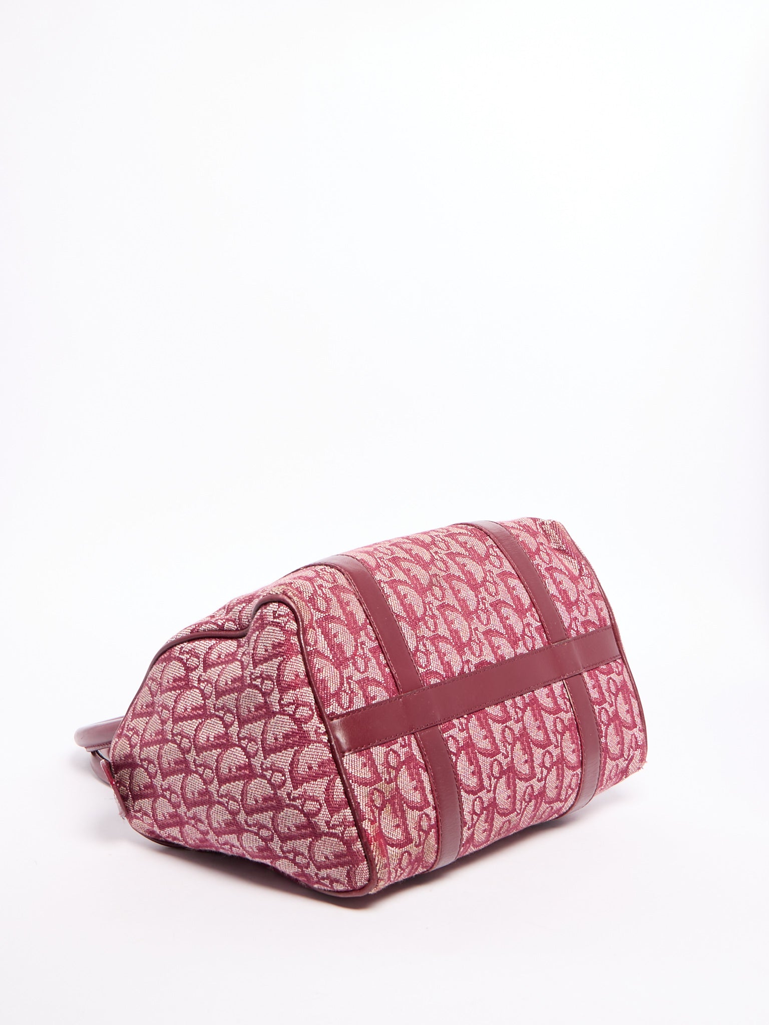 Christian Dior Red Trotter Boston Bag
