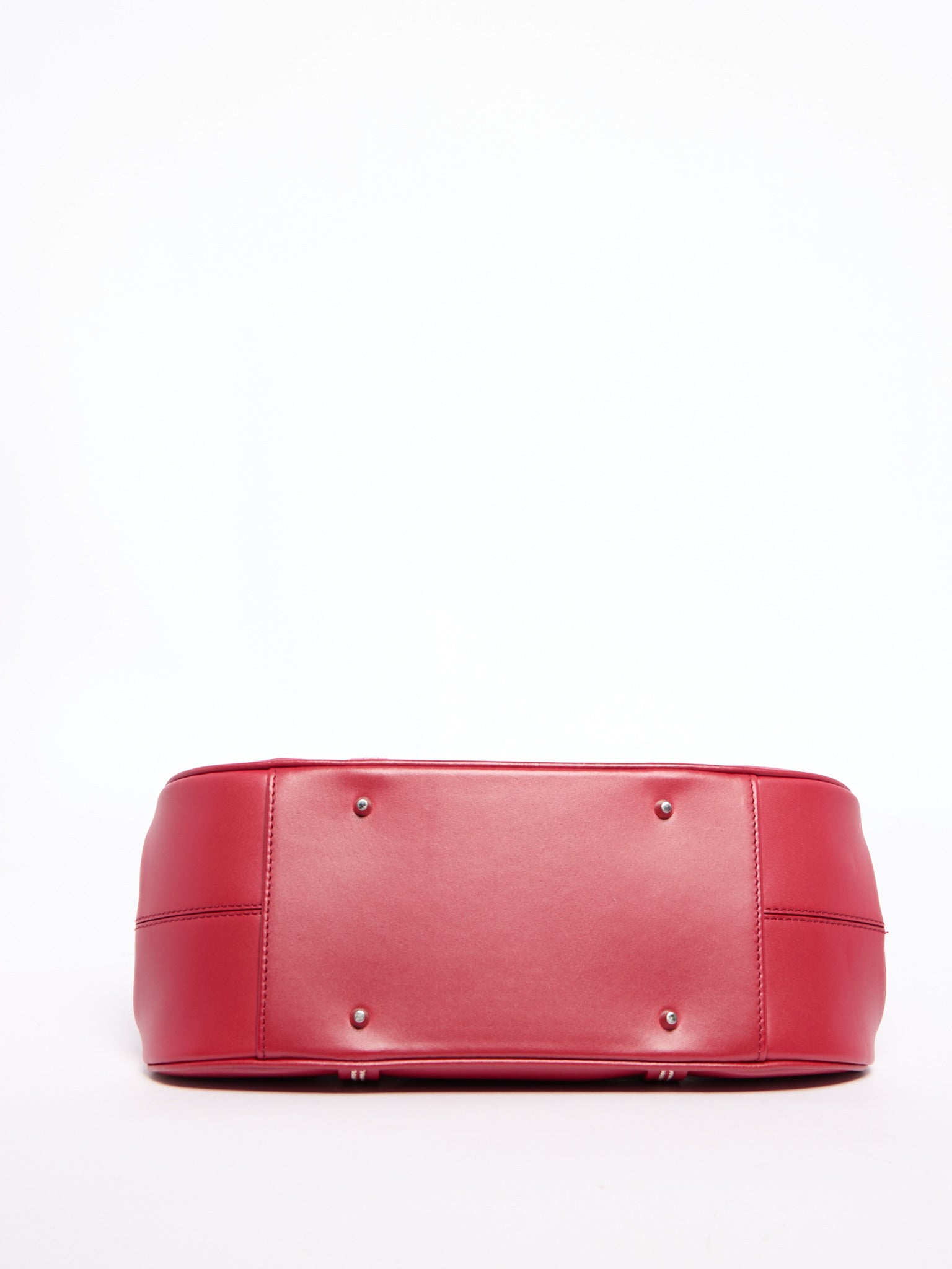 Christian Dior Red Leather Hand Bag