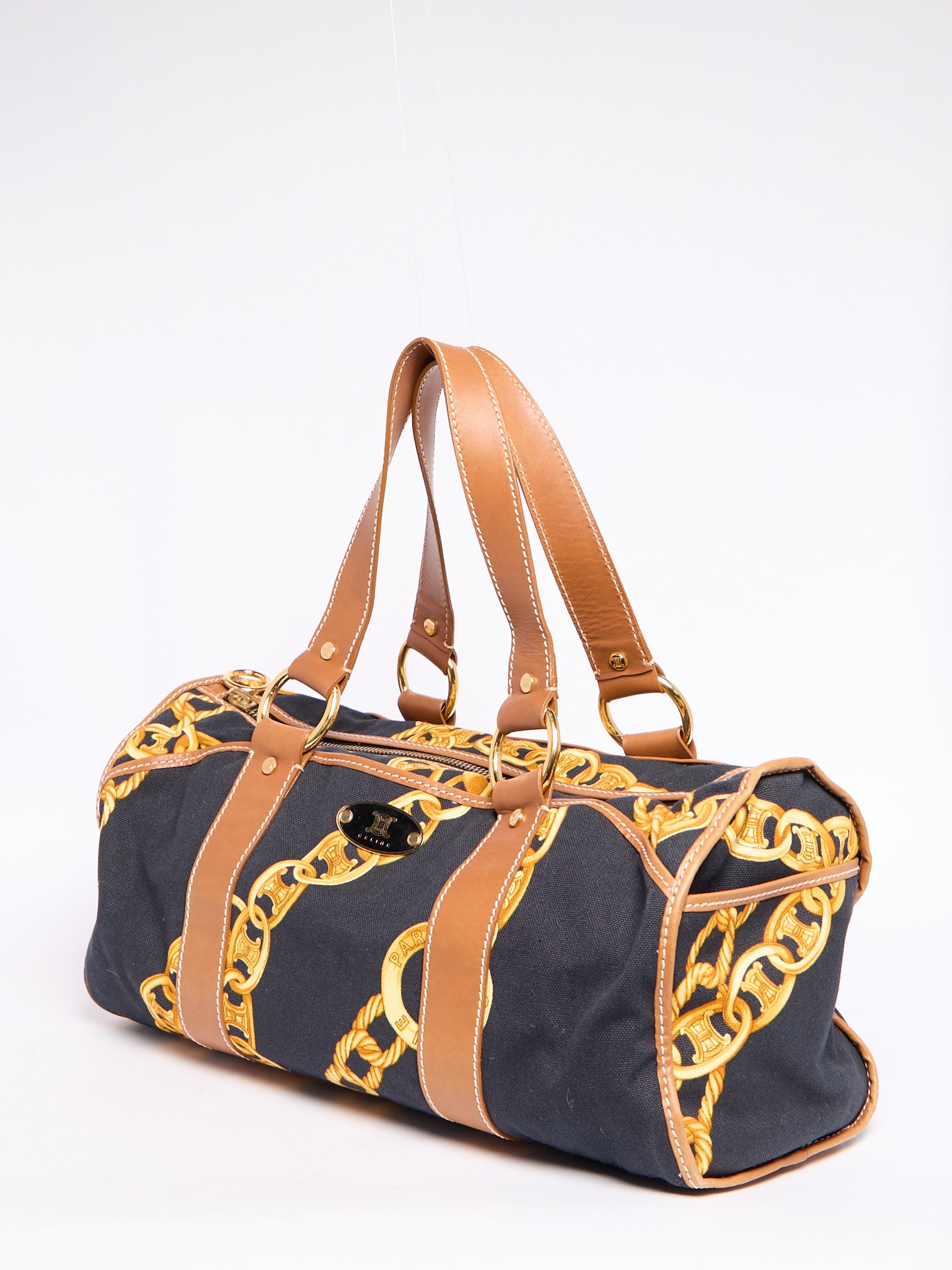 Celine Chain Print Duffel
