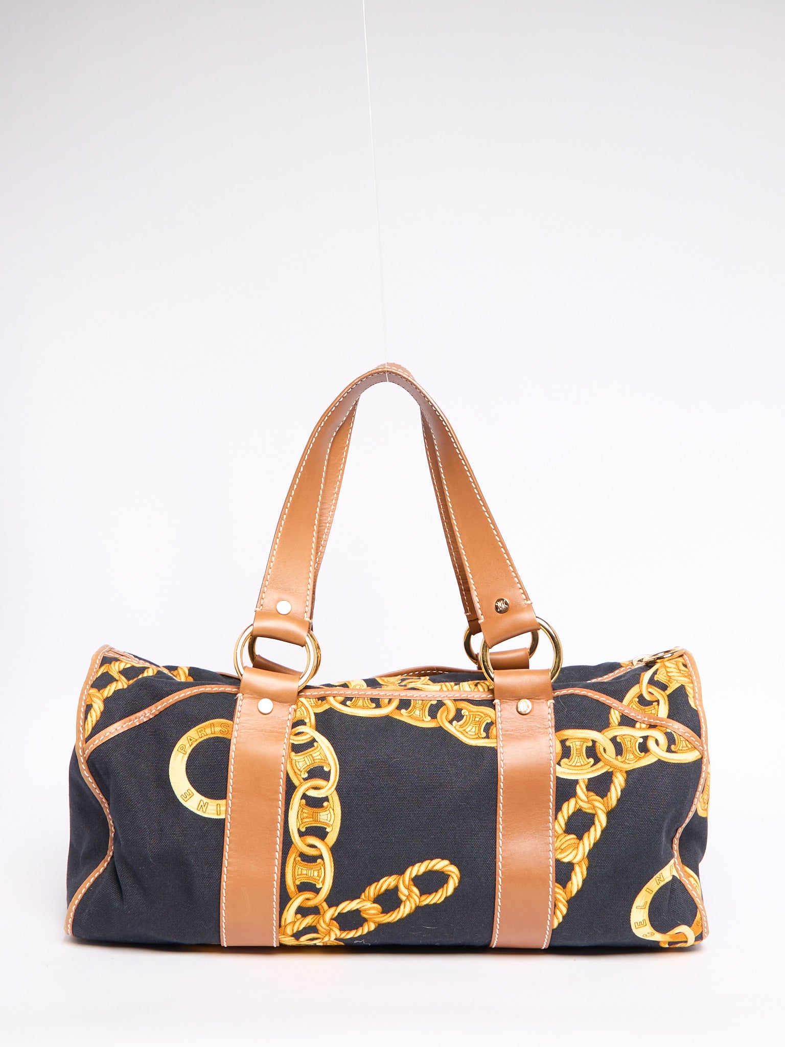 Celine Chain Print Duffel