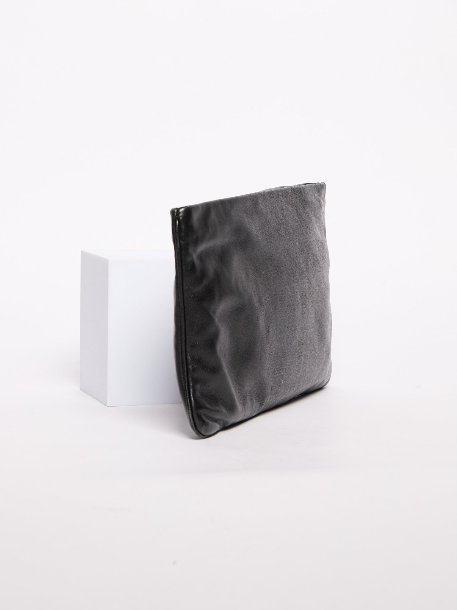 2000's Prada Leather Flame Clutch