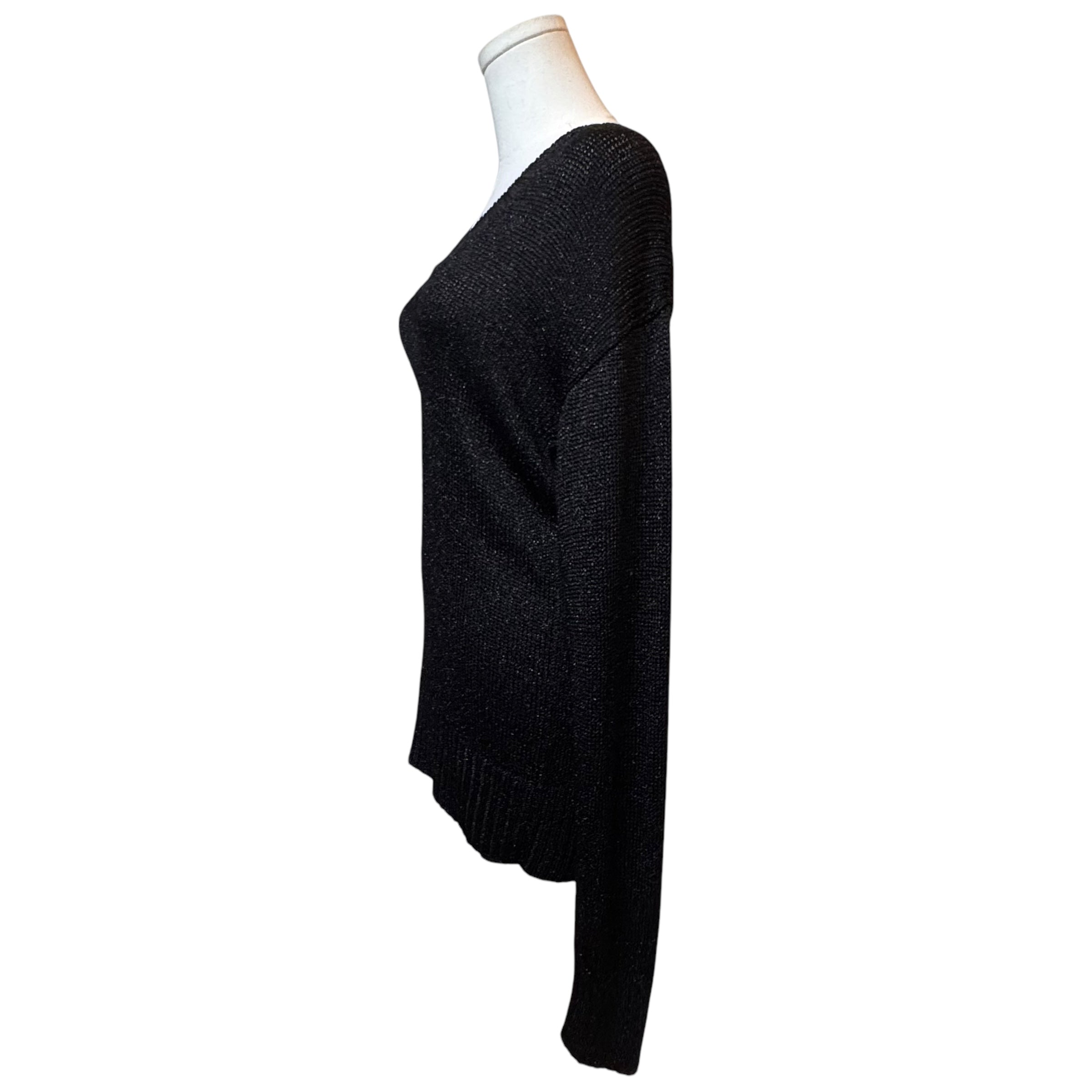 Dolce & Gabbana Black Shimmer Knit Sweater
