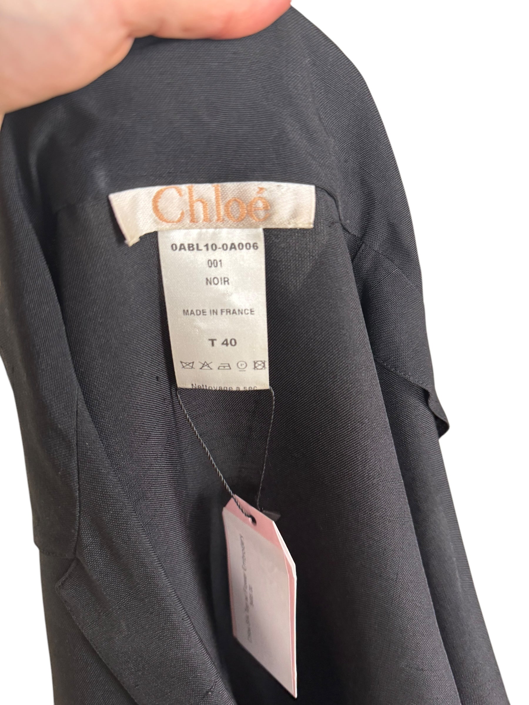 Chloe Silk Top w/ Flower Embroidery