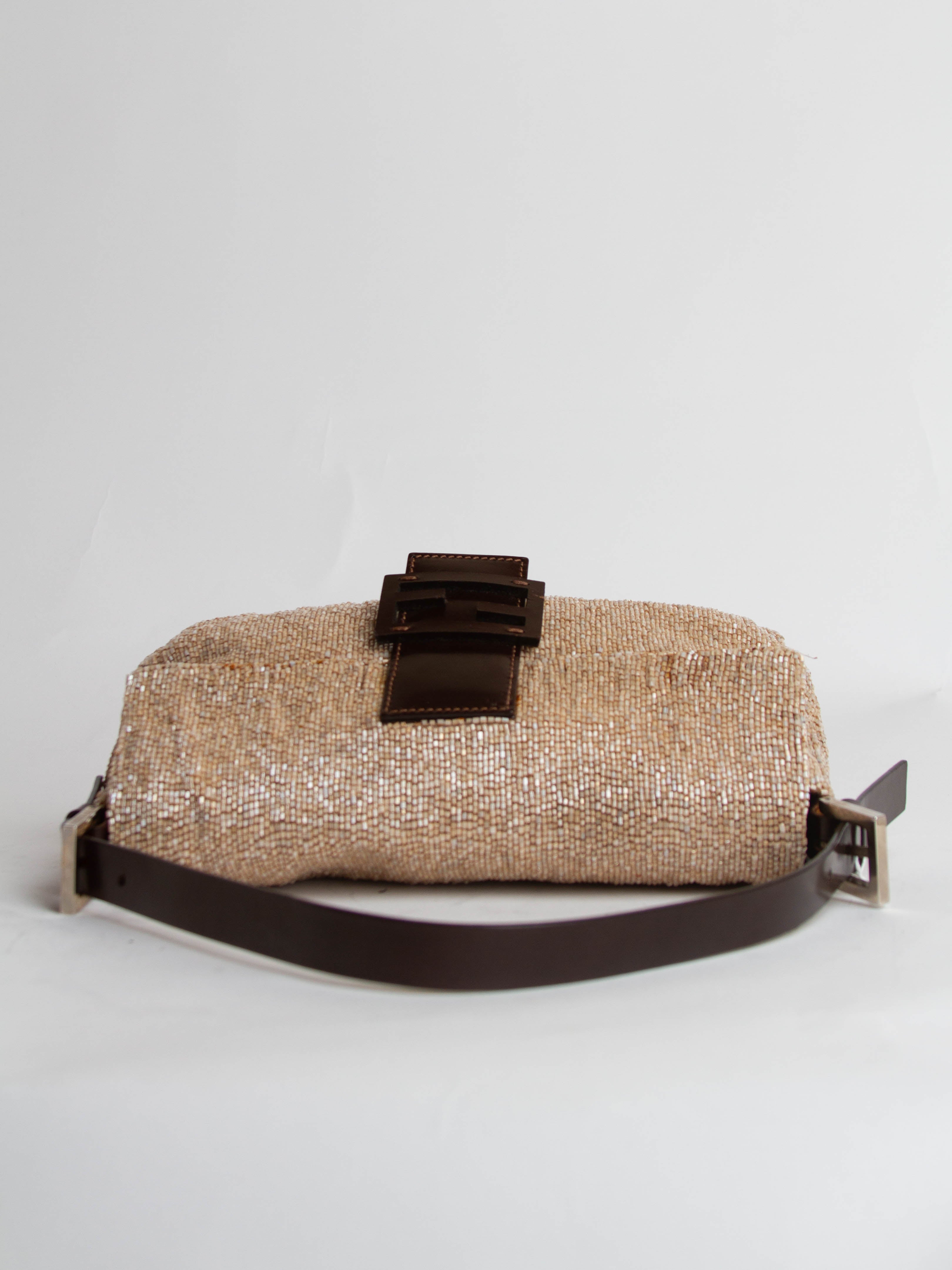 Vintage Fendi Beaded Baguette Bag