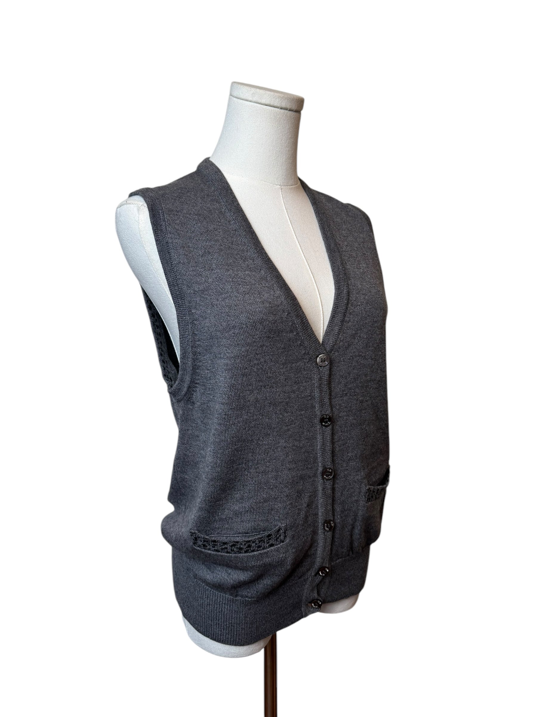 Christian Dior Sport Grey Sweater Vest