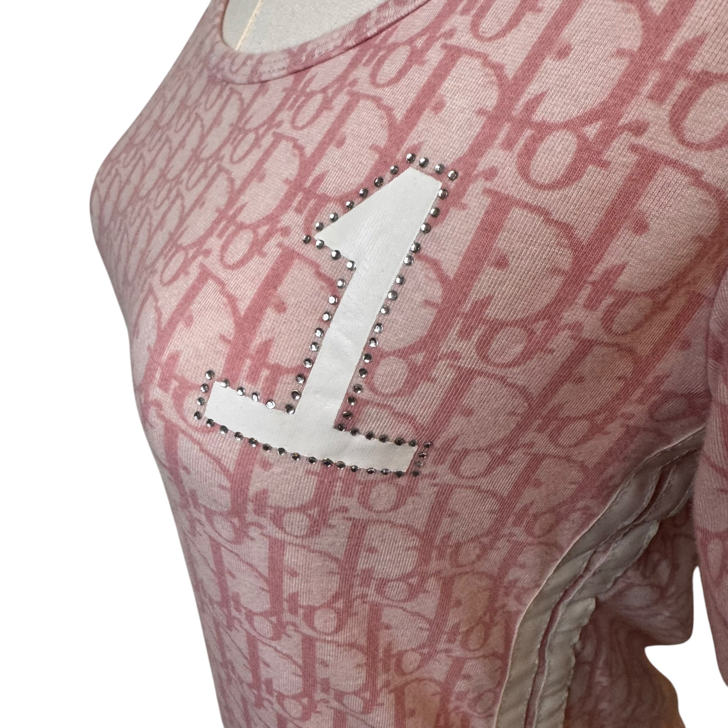 Christian Dior Pink Trotter Tshirt by John Galliano