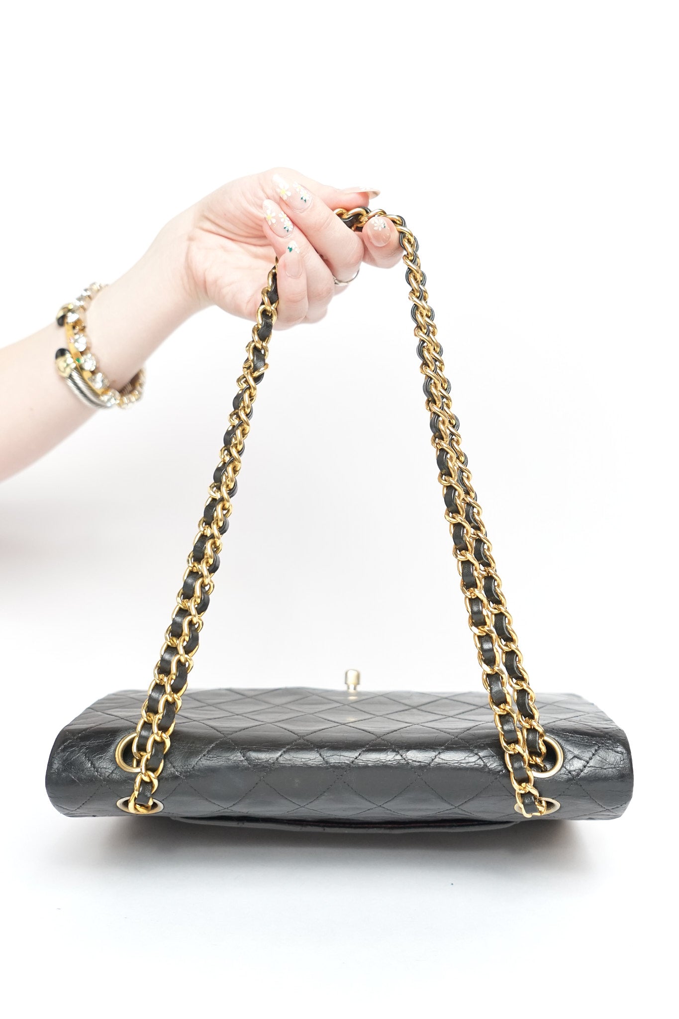 Chanel Black Lambskin Classic Double Flap Bag