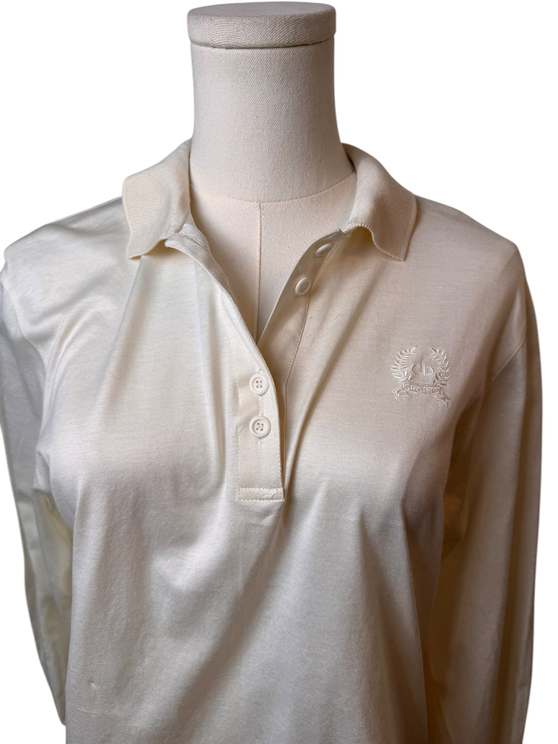 Christian Dior Sports Logo Long Sleeve Top