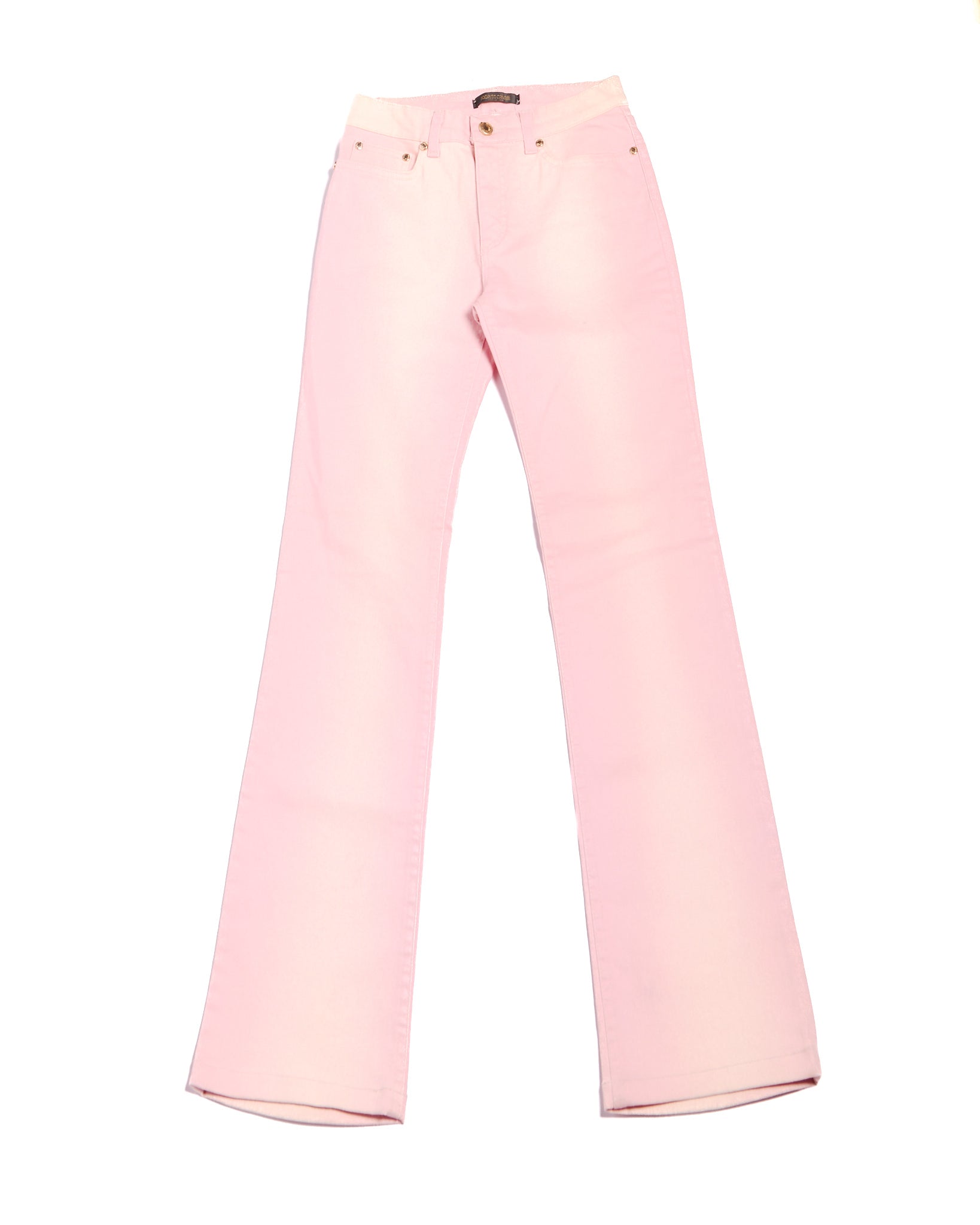 Roberto Cavalli Pink Gradient Jeans Size XS W25