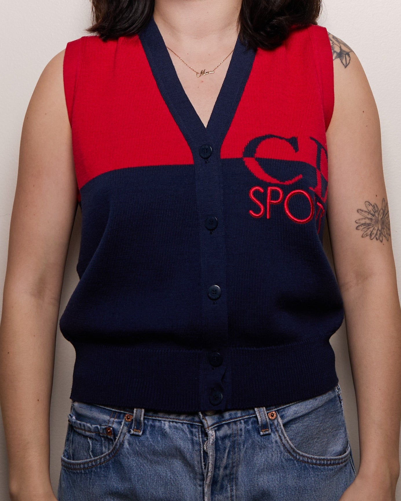 Christian Dior Sport Red/Navy Vest