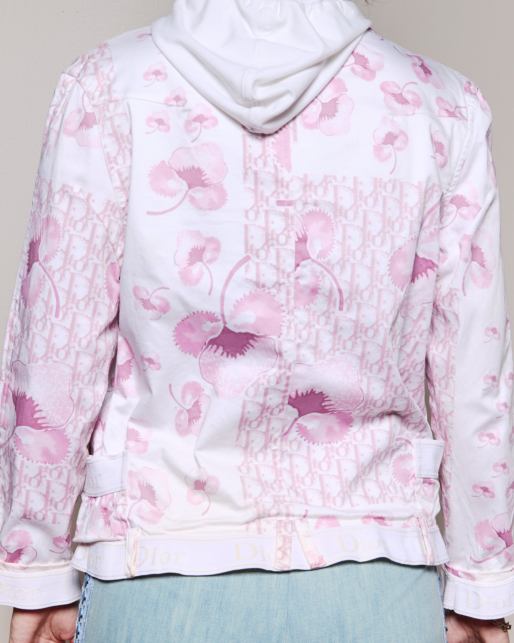 Christian Dior by John Galliano Cherry Blossom Trotter Printed Jacket