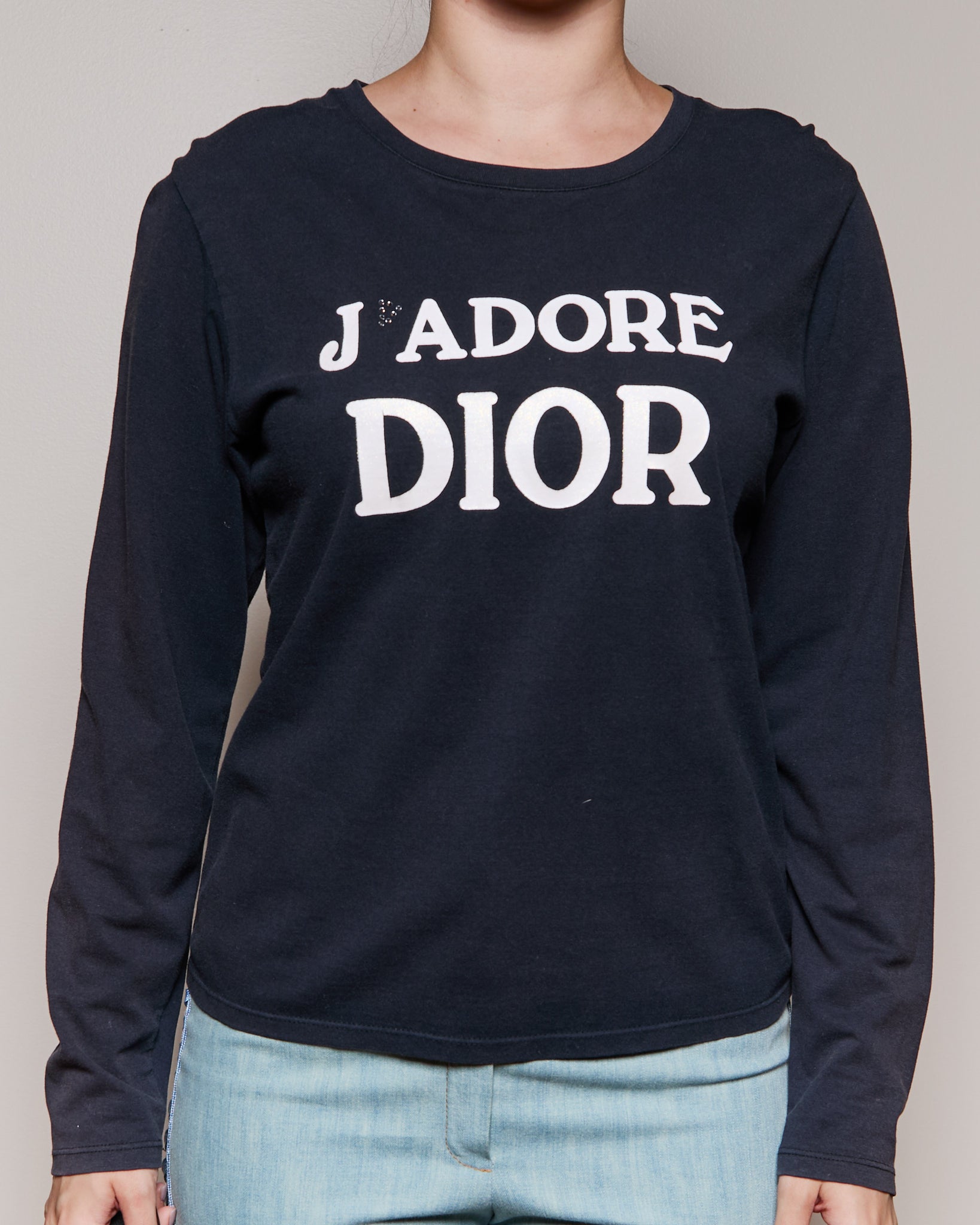 Christian Dior 2000s J’adore Dior Long Sleeve Top