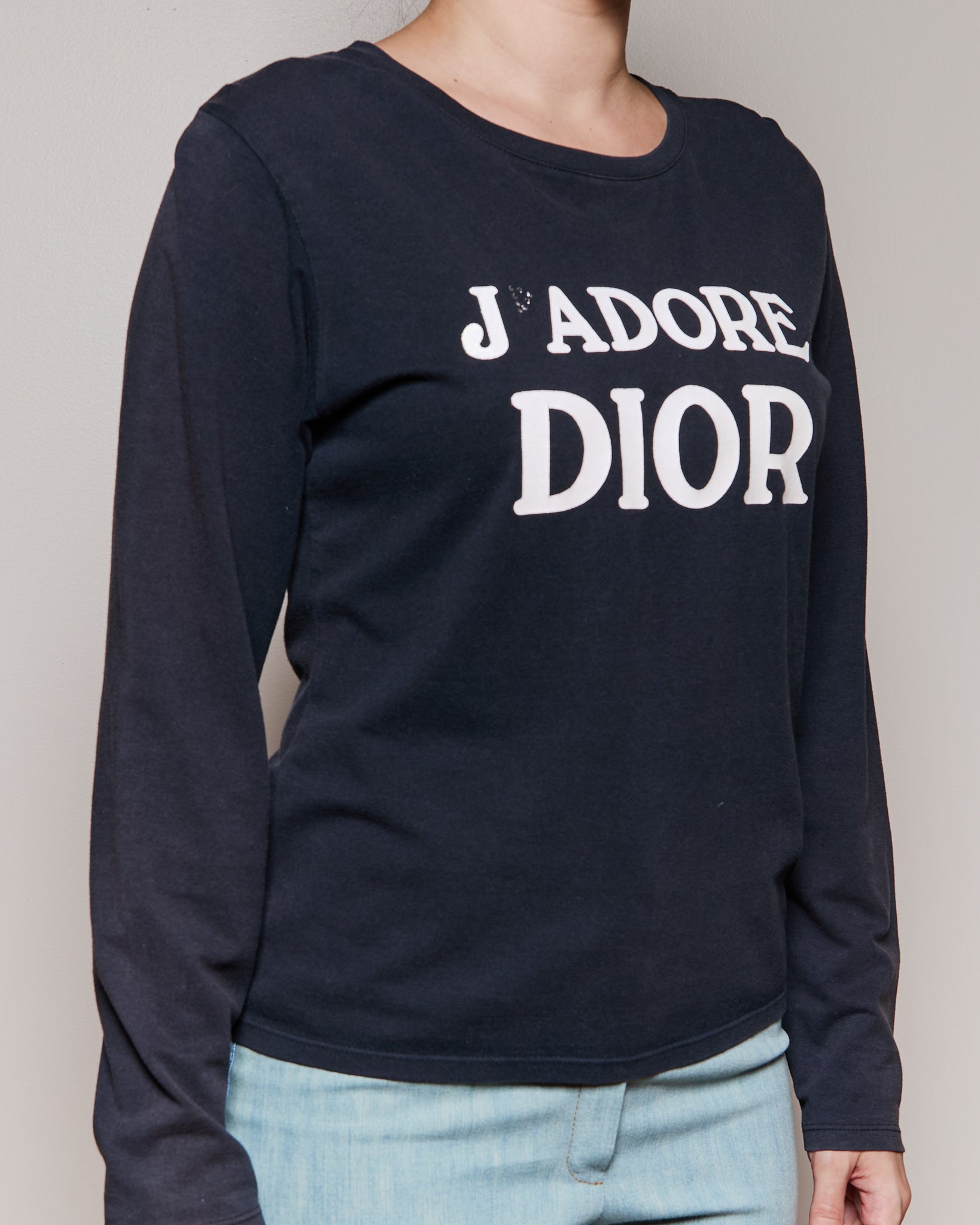Christian Dior 2000s J’adore Dior Long Sleeve Top