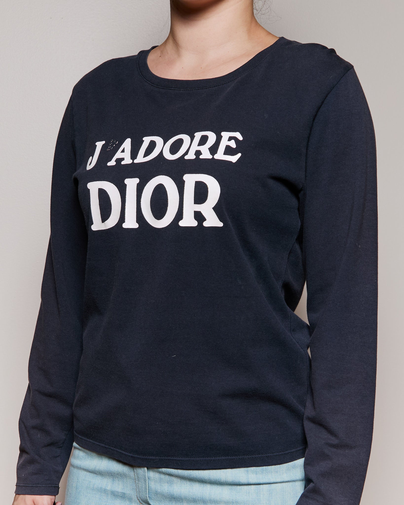 Christian Dior 2000s J’adore Dior Long Sleeve Top