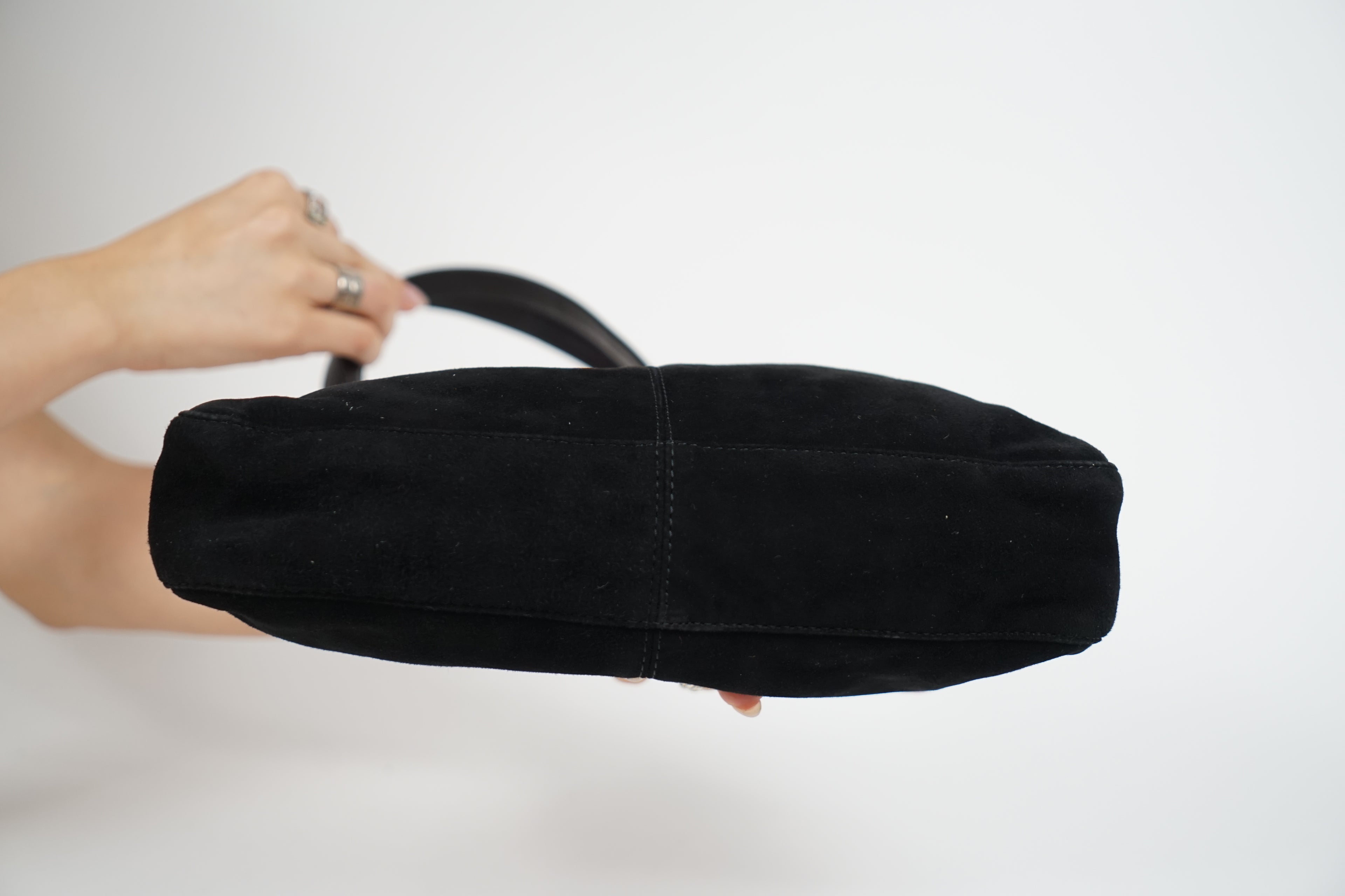 Vintage Suede Limited Edition Fendi Baguette Shoulder Bag