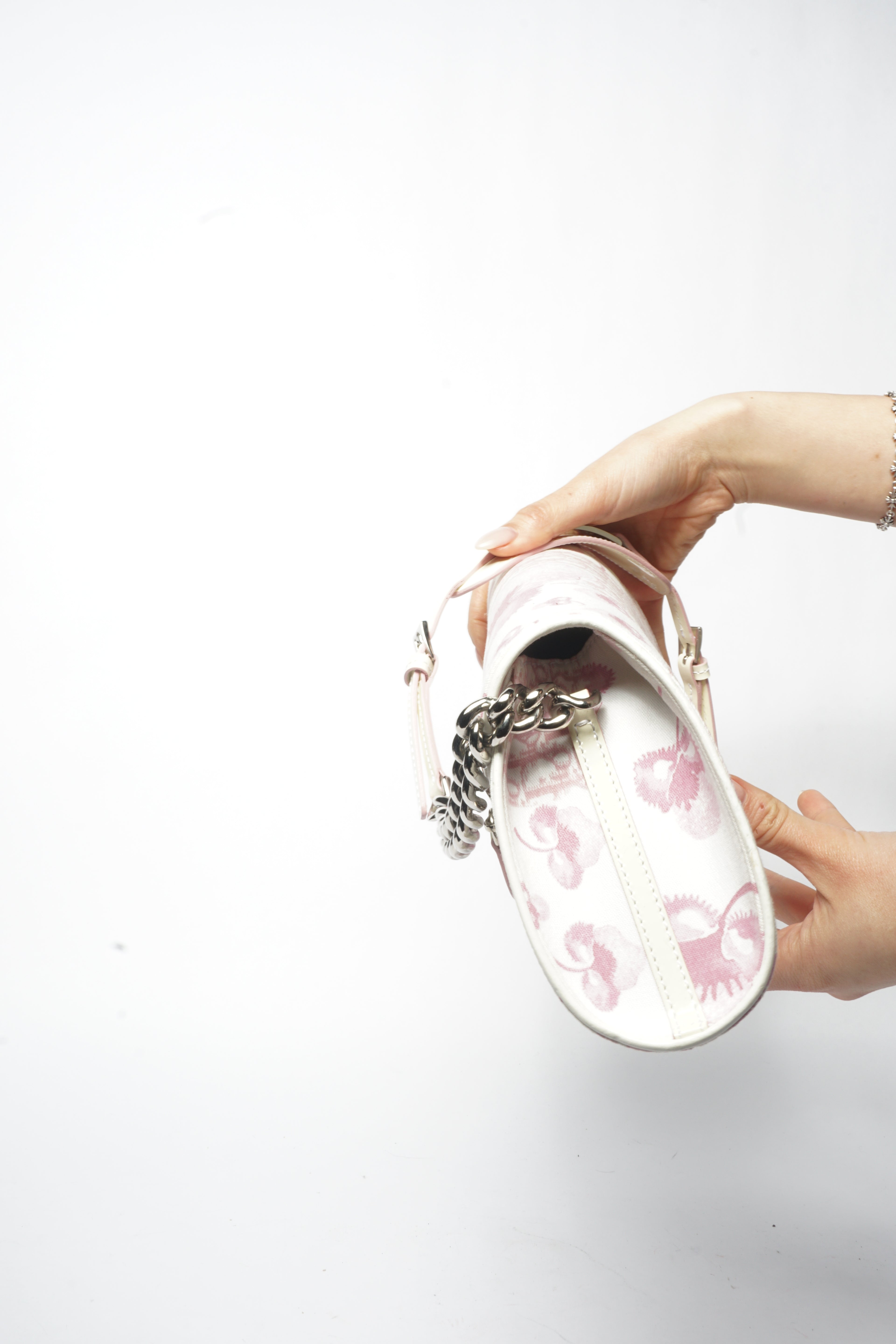 2000's Dior Cherry Blossom Girly Chain Shoulder Bag by John Galliano