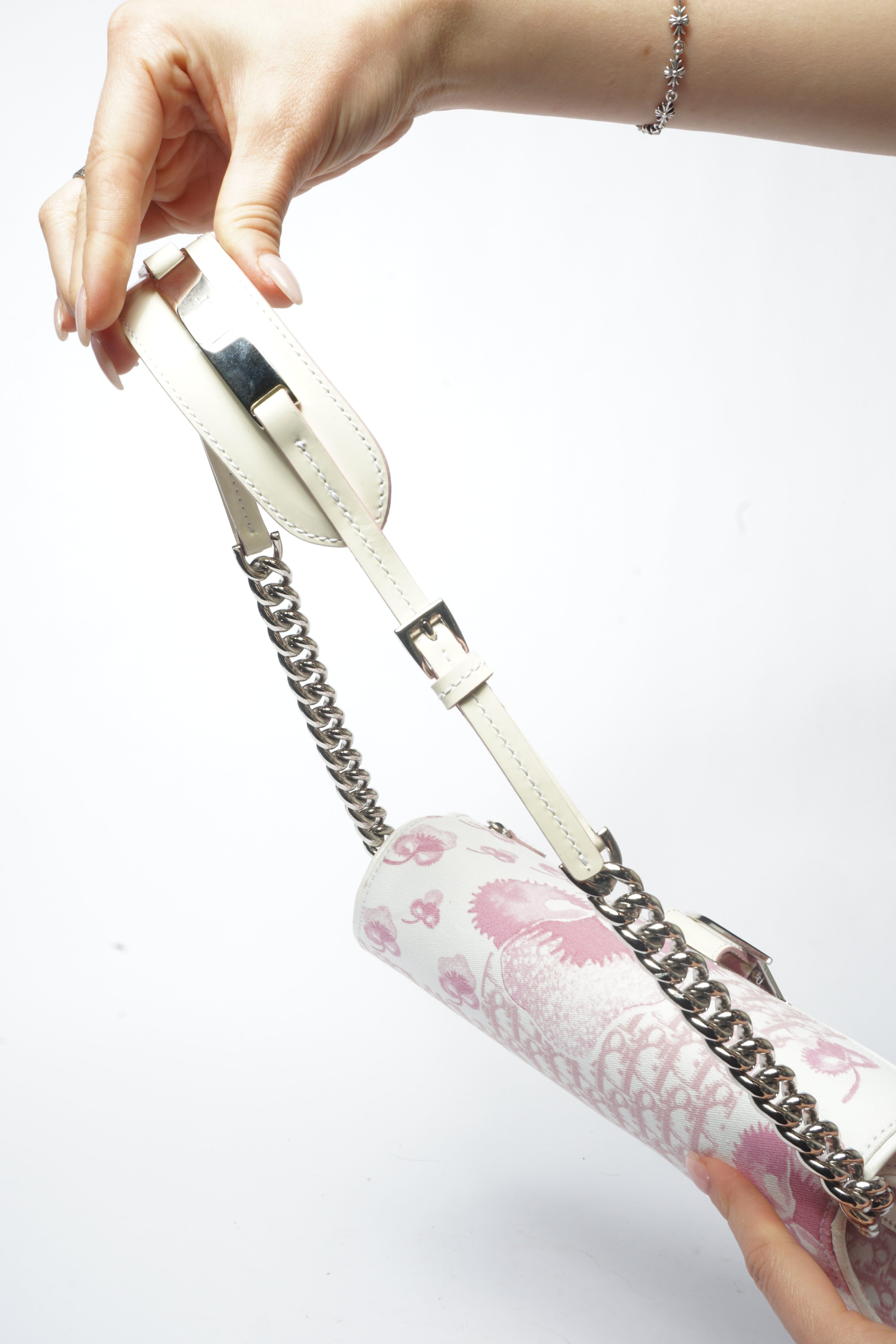 2000's Dior Cherry Blossom Girly Chain Shoulder Bag by John Galliano