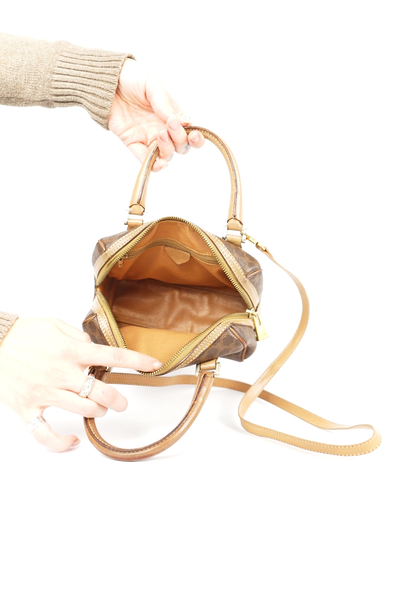 Celine Macadam Mini Boston Bag