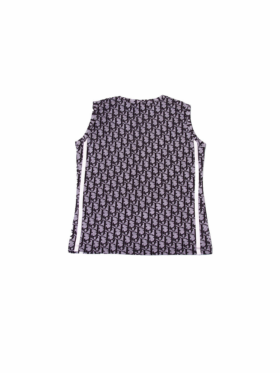 2000s Christian Dior Monogram Print Top