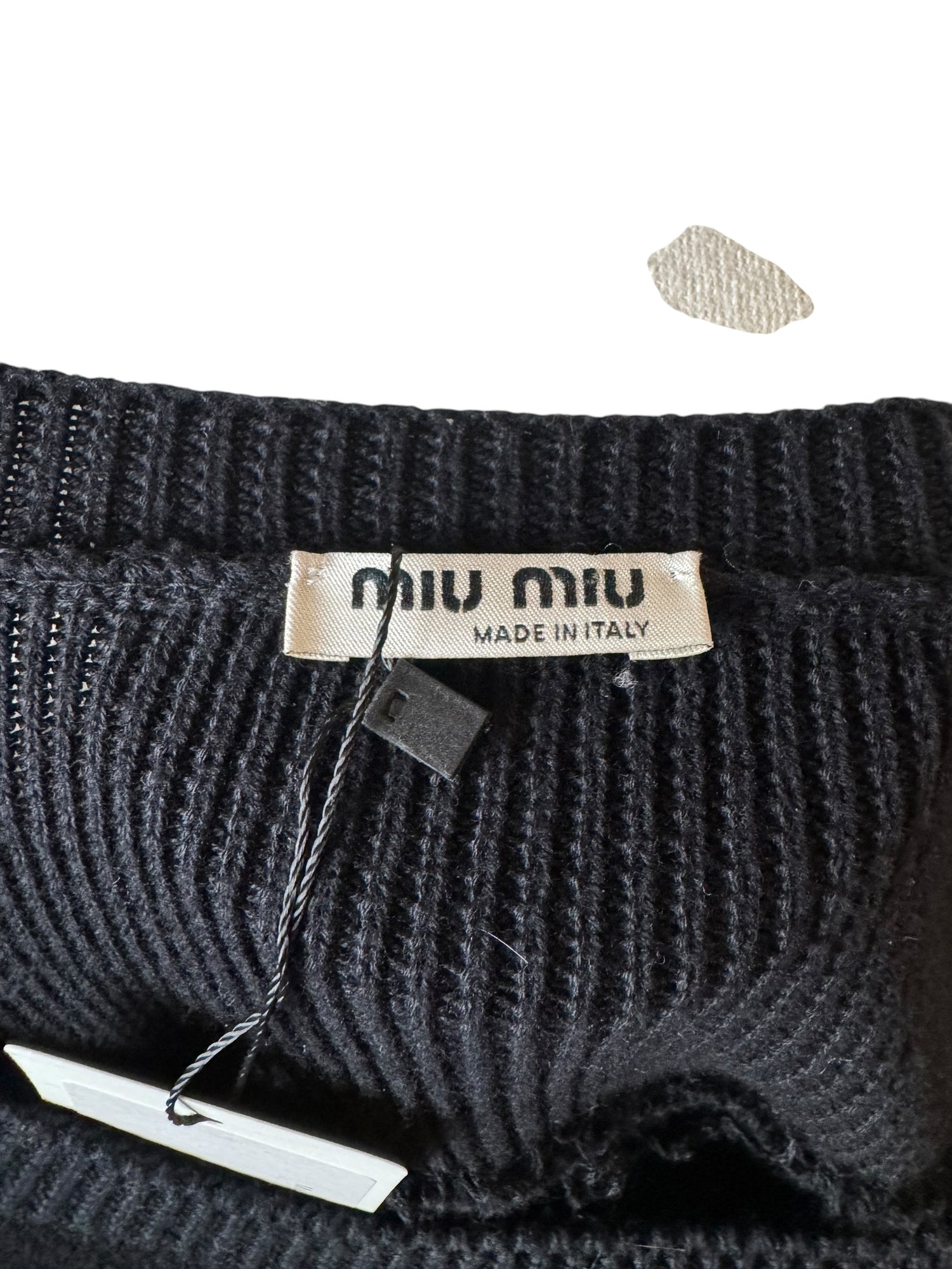 Miu Miu Black Knit Sweater