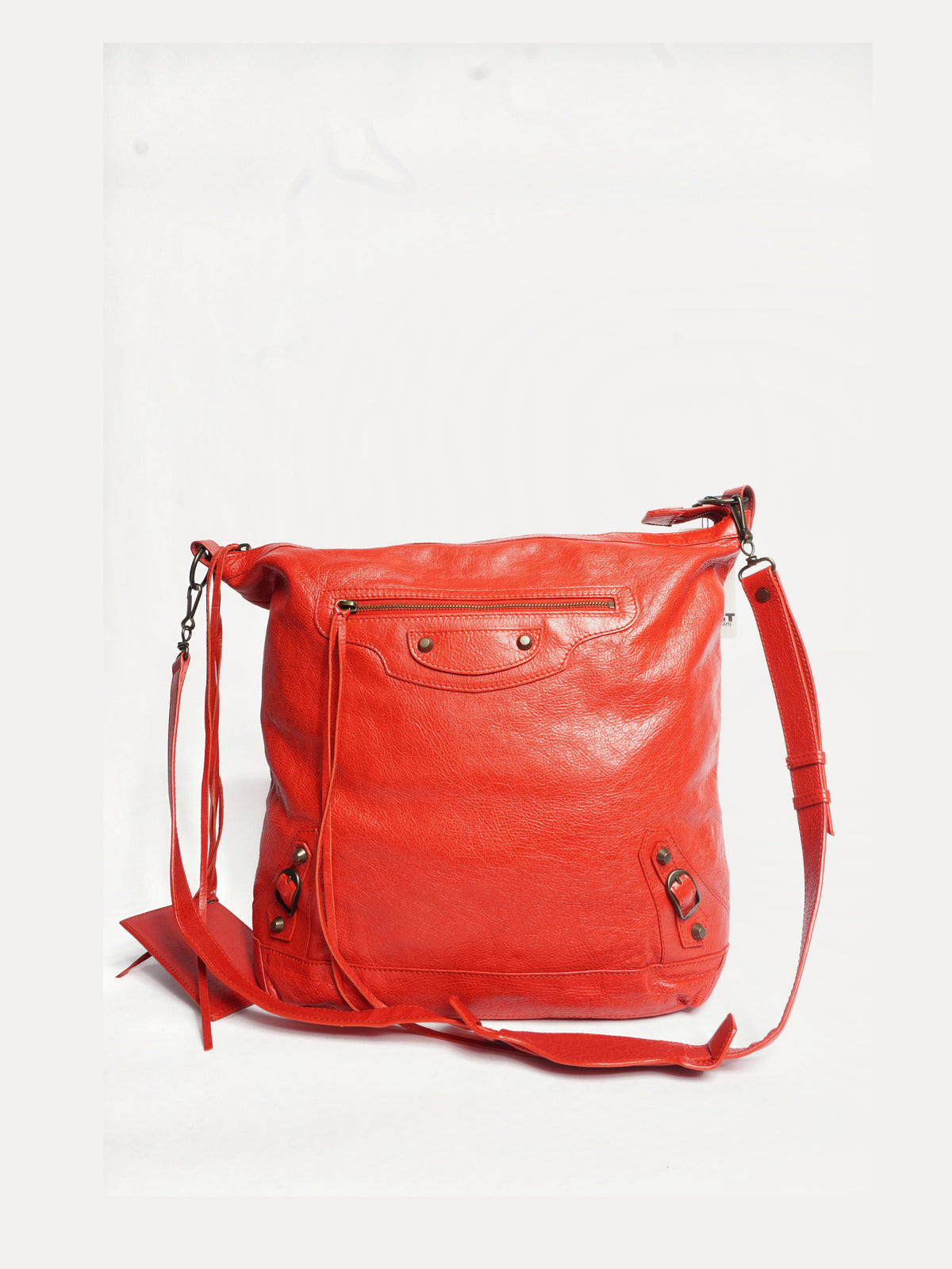 Balenciaga The Day Red Crossbody Bag