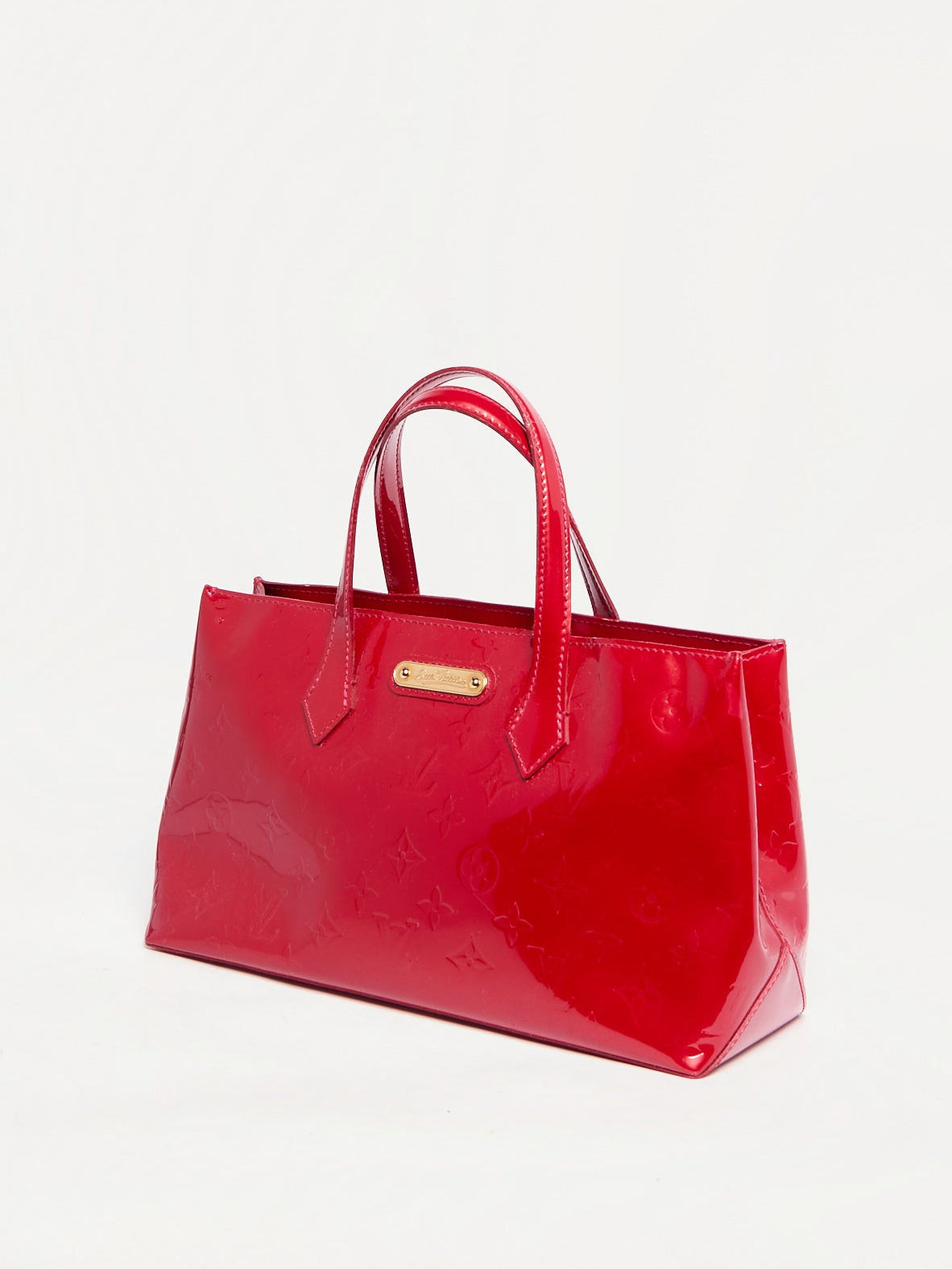 Louis Vuitton Red Patent Wilshire PM Bag