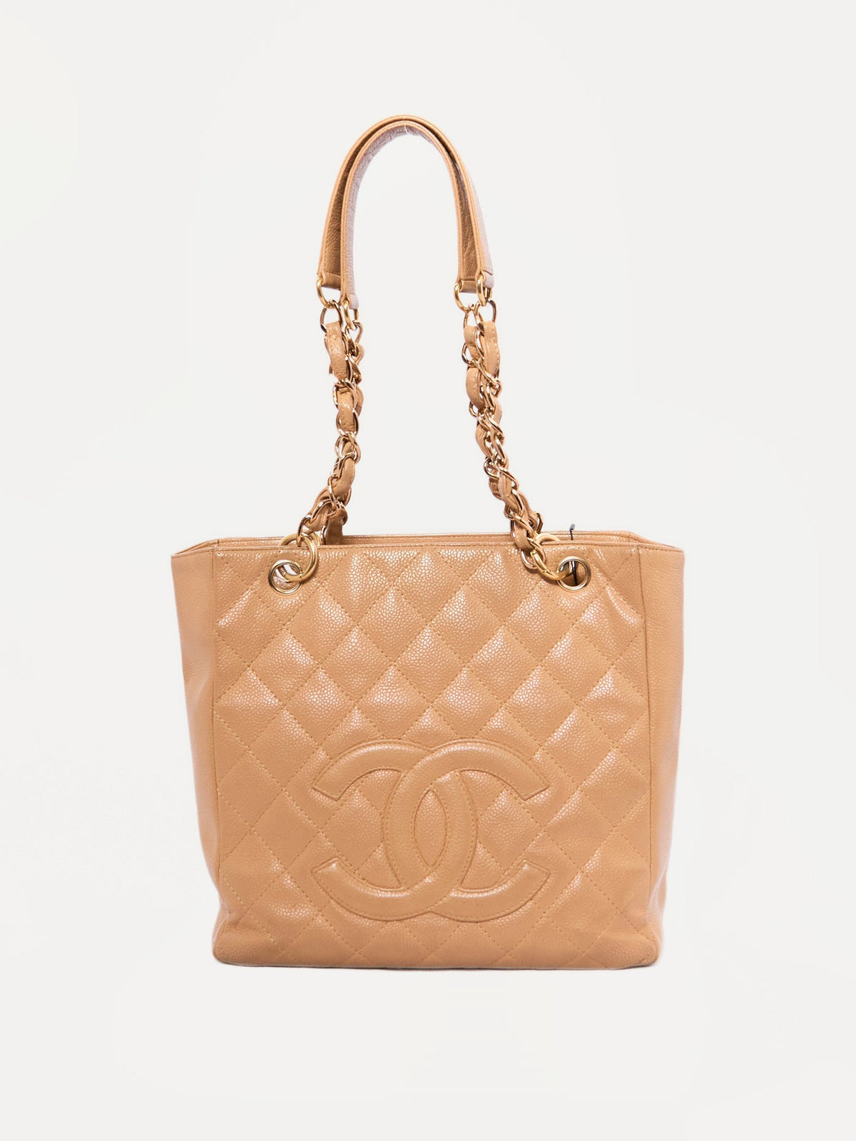 Chanel Tan Petit Shopping Tote