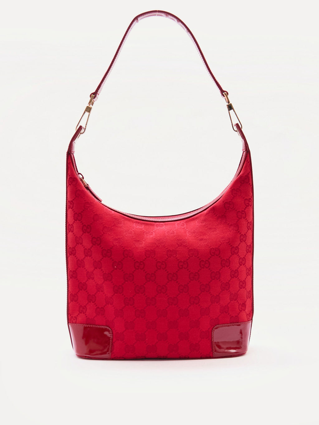 Gucci Red Monogram Sholder Bag