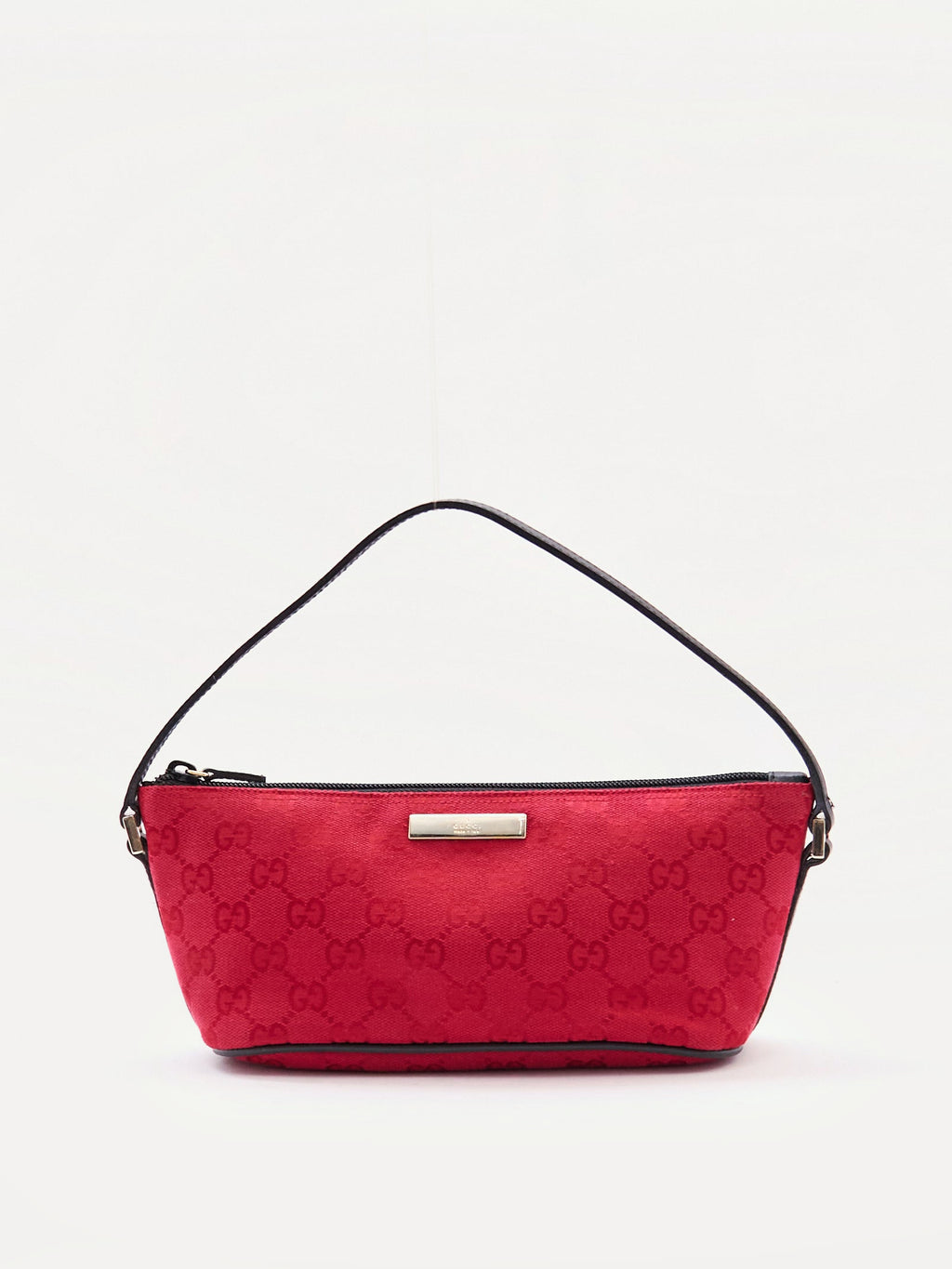 Gucci Red GG Monogram Pochette
