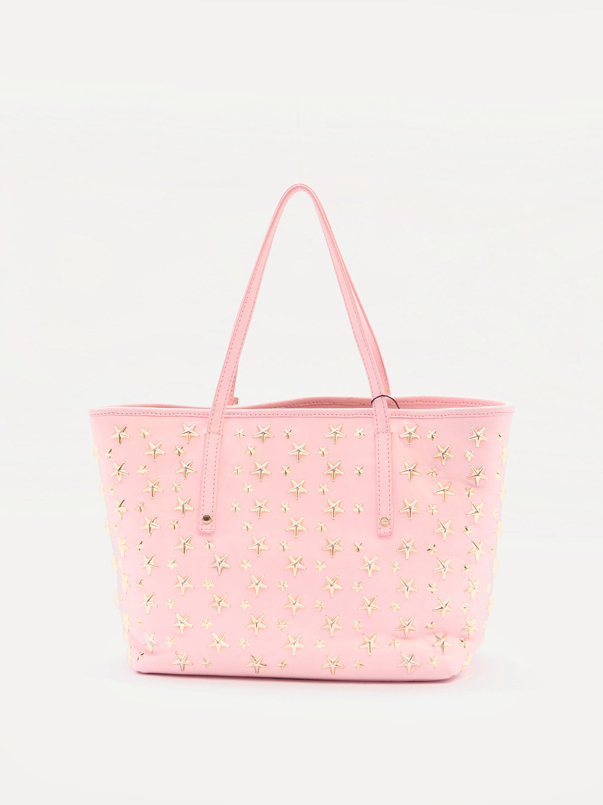 Jimmy Choo Pink Stars Studded Tote