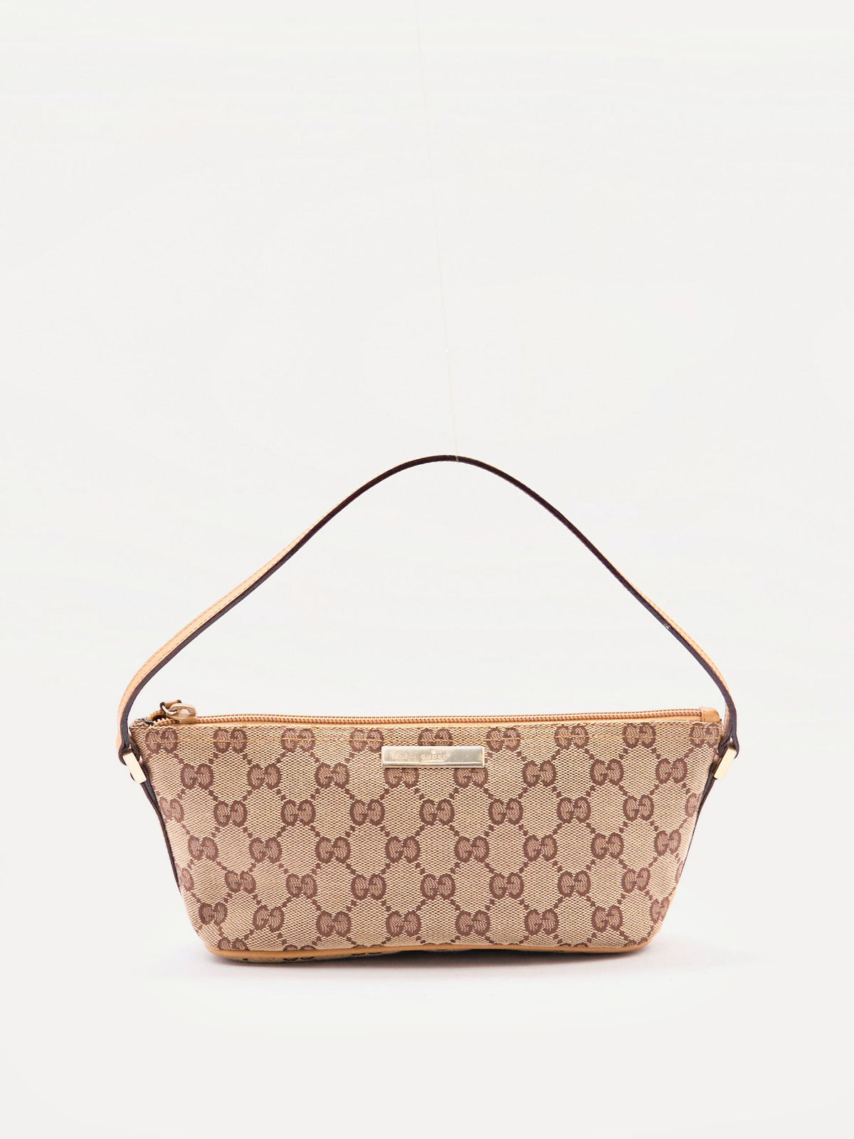 Gucci Beige Monogram Pochette