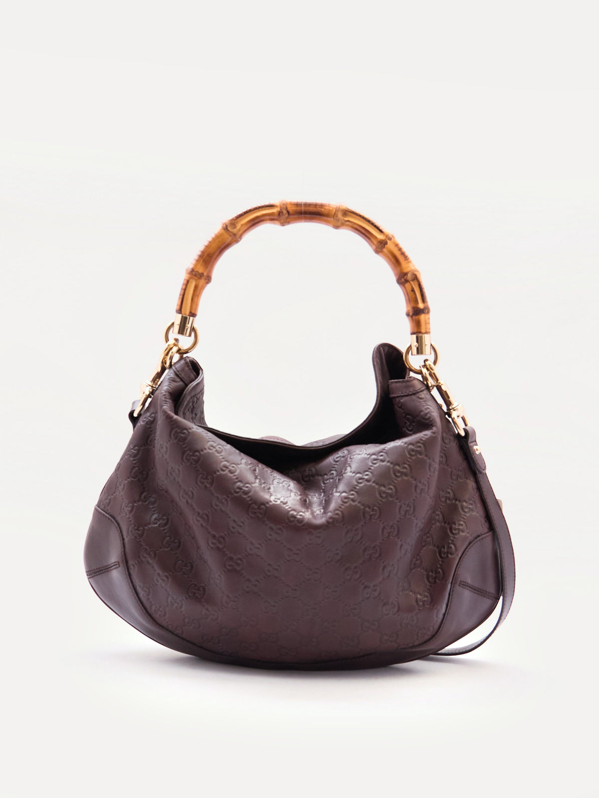 Gucci Guccissima Bamboo Handle Bag