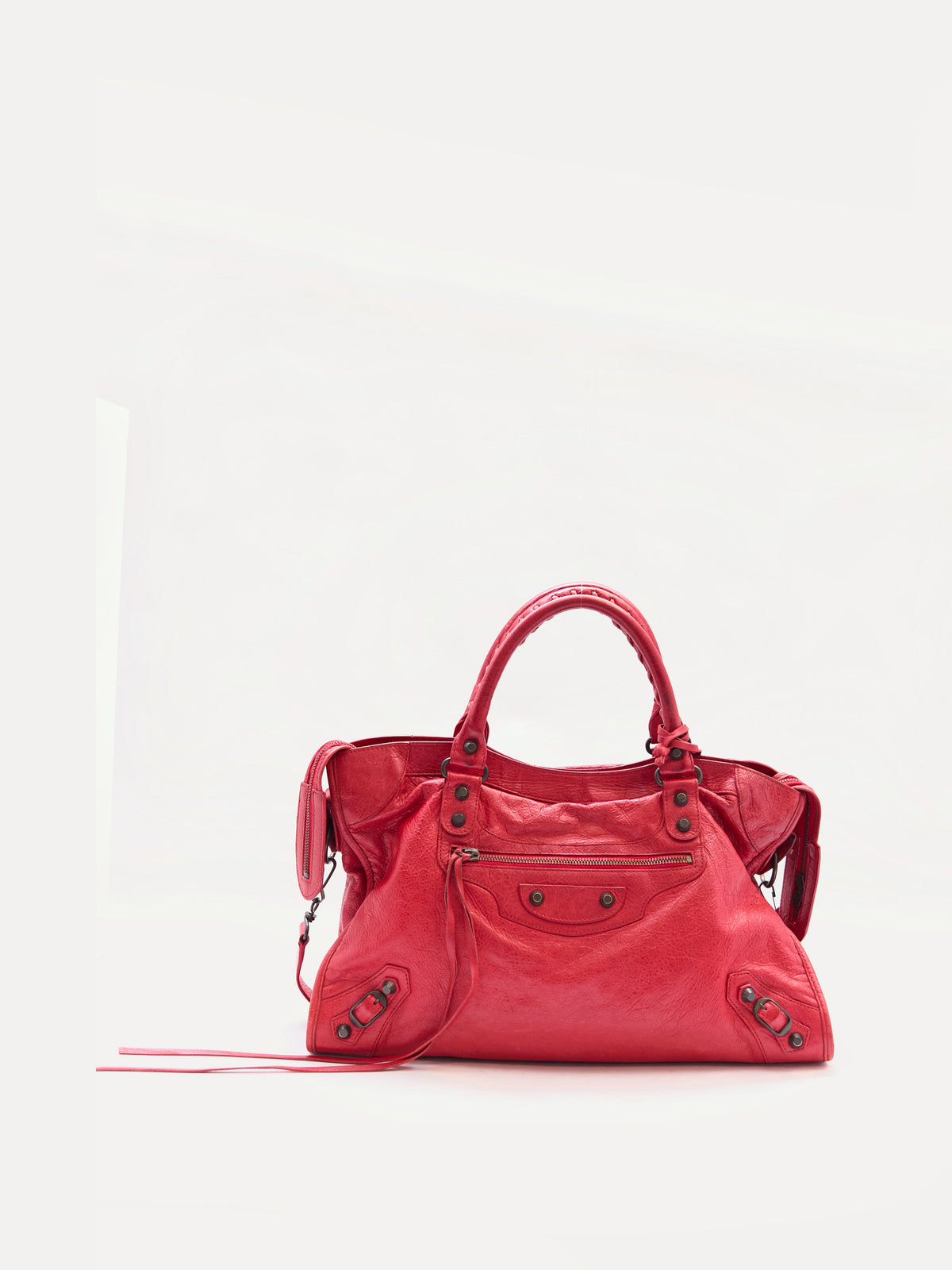 Balenciaga Red City Bag
