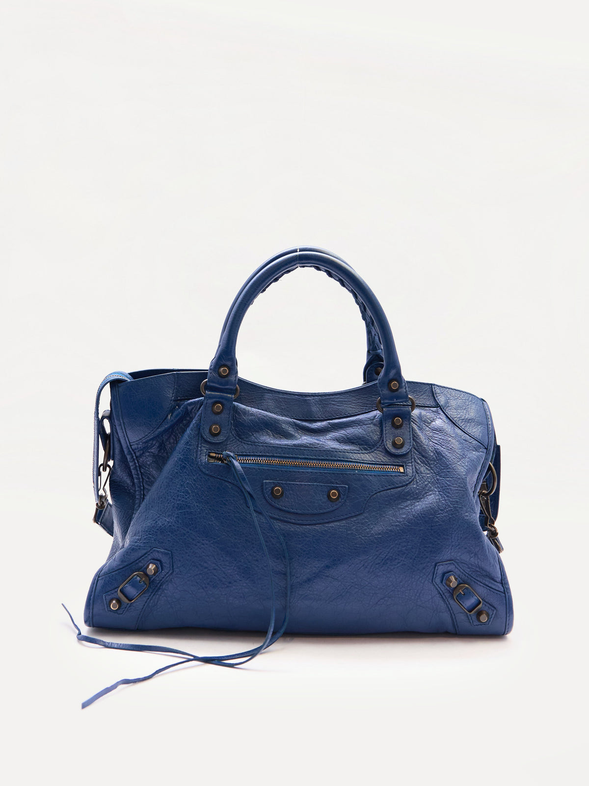 Balenciaga Navy City Bag