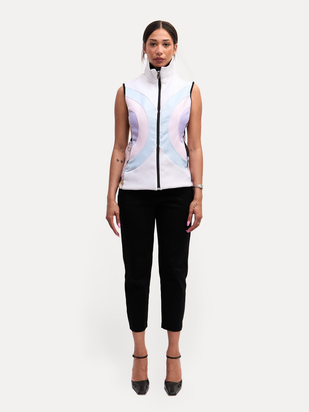Pucci Rossingol Printed Multicolor Vest