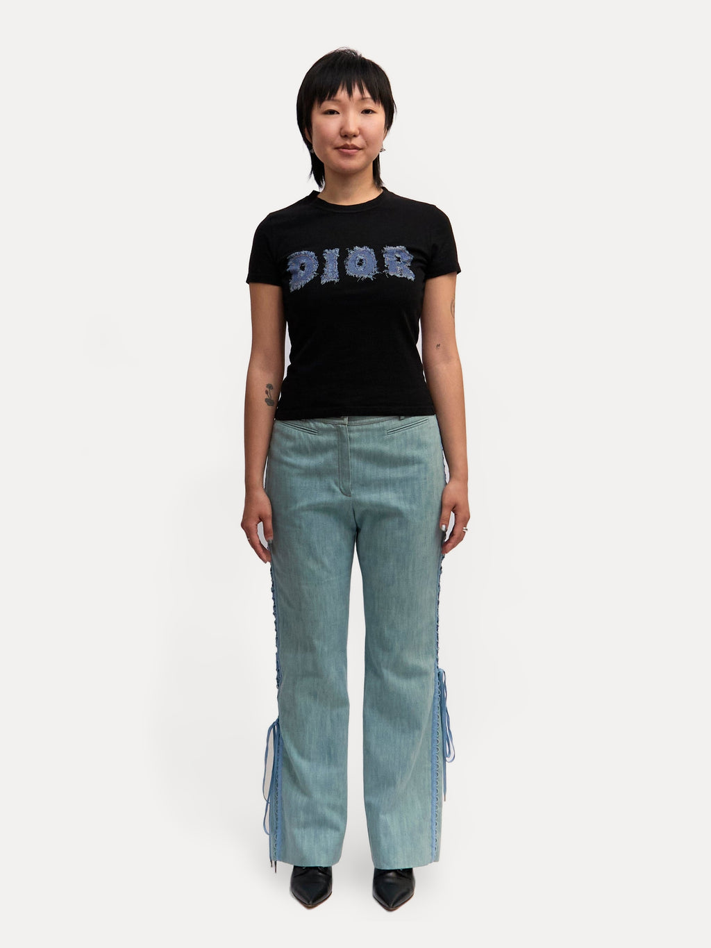 Christian Dior 'Admit It' Denim Pants by John Galliano