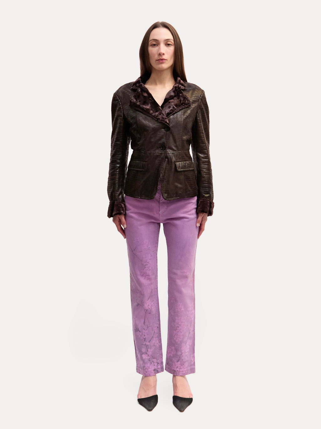 Armani Collezioni Embossed Blazer