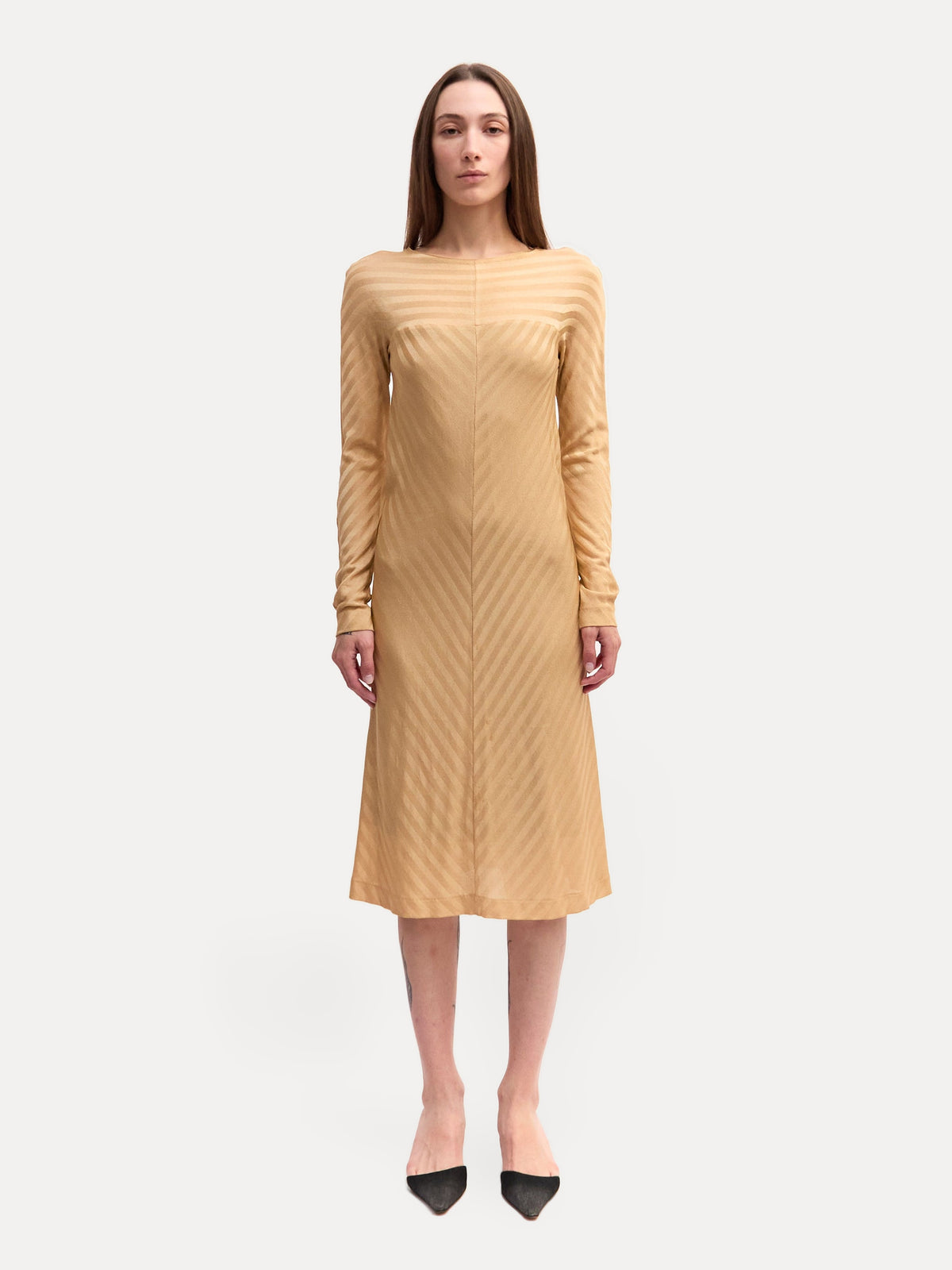 Missoni Gold Long Sleeve Dress