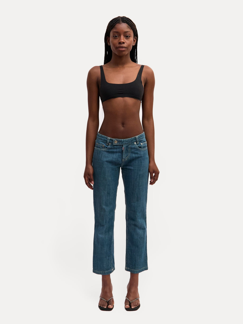 Vivienne Westwood Denim Pants with Orb Embroidery