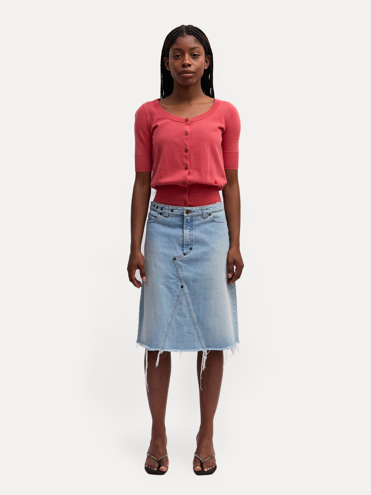 Vivienne Westwood Pink Short Sleeve Cardigan
