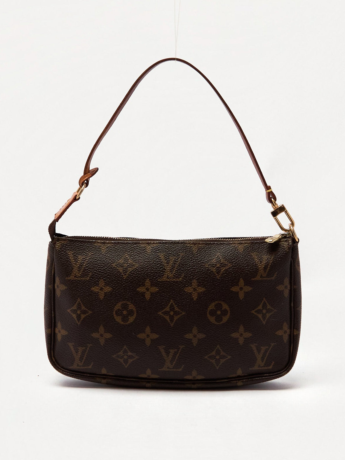 90's Louis Vuitton Pochette Accessoires Brown Monogram Pouch