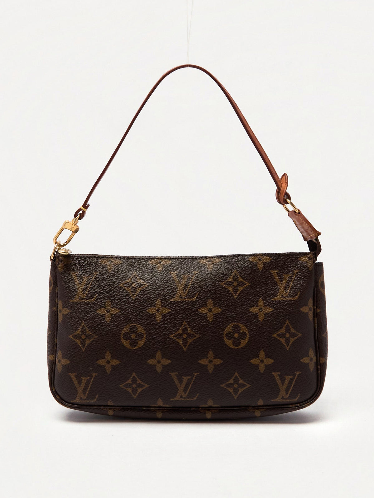 90's Louis Vuitton Pochette Accessoires Brown Monogram Pouch