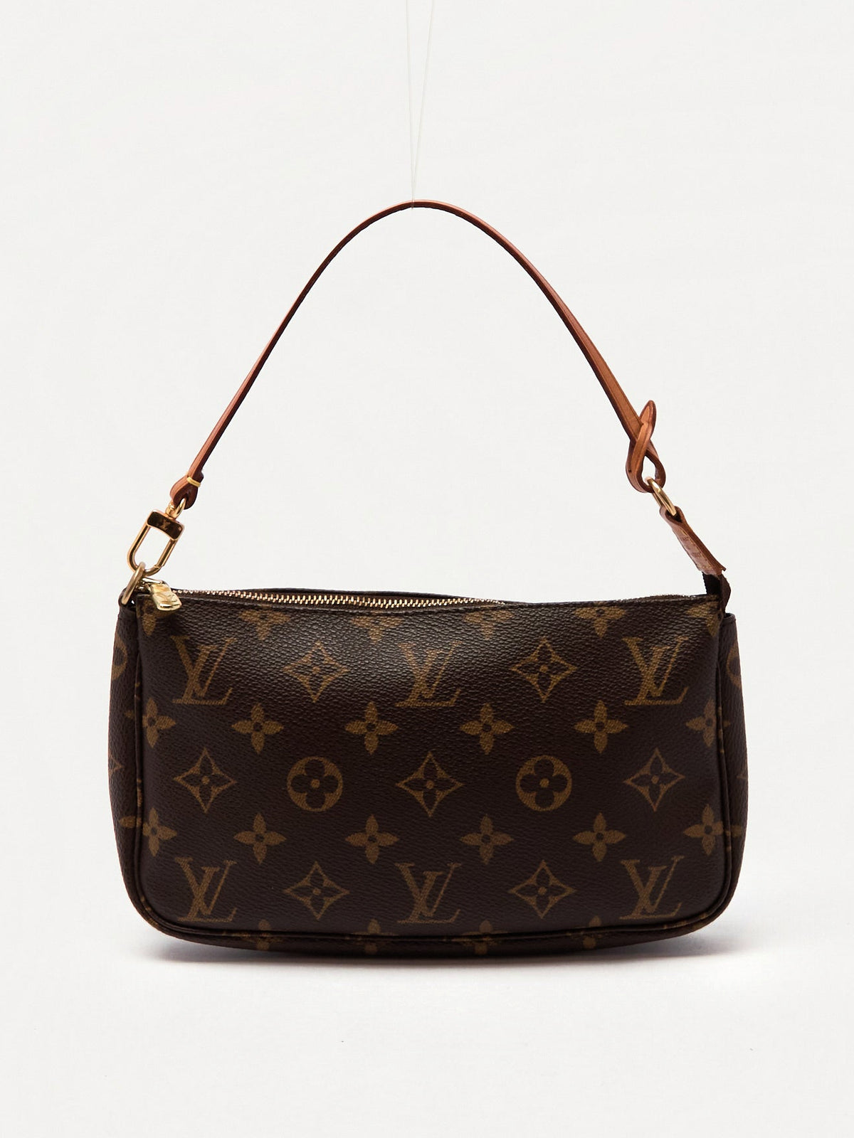 90's Louis Vuitton Pochette Accessoires Brown Monogram Pouch
